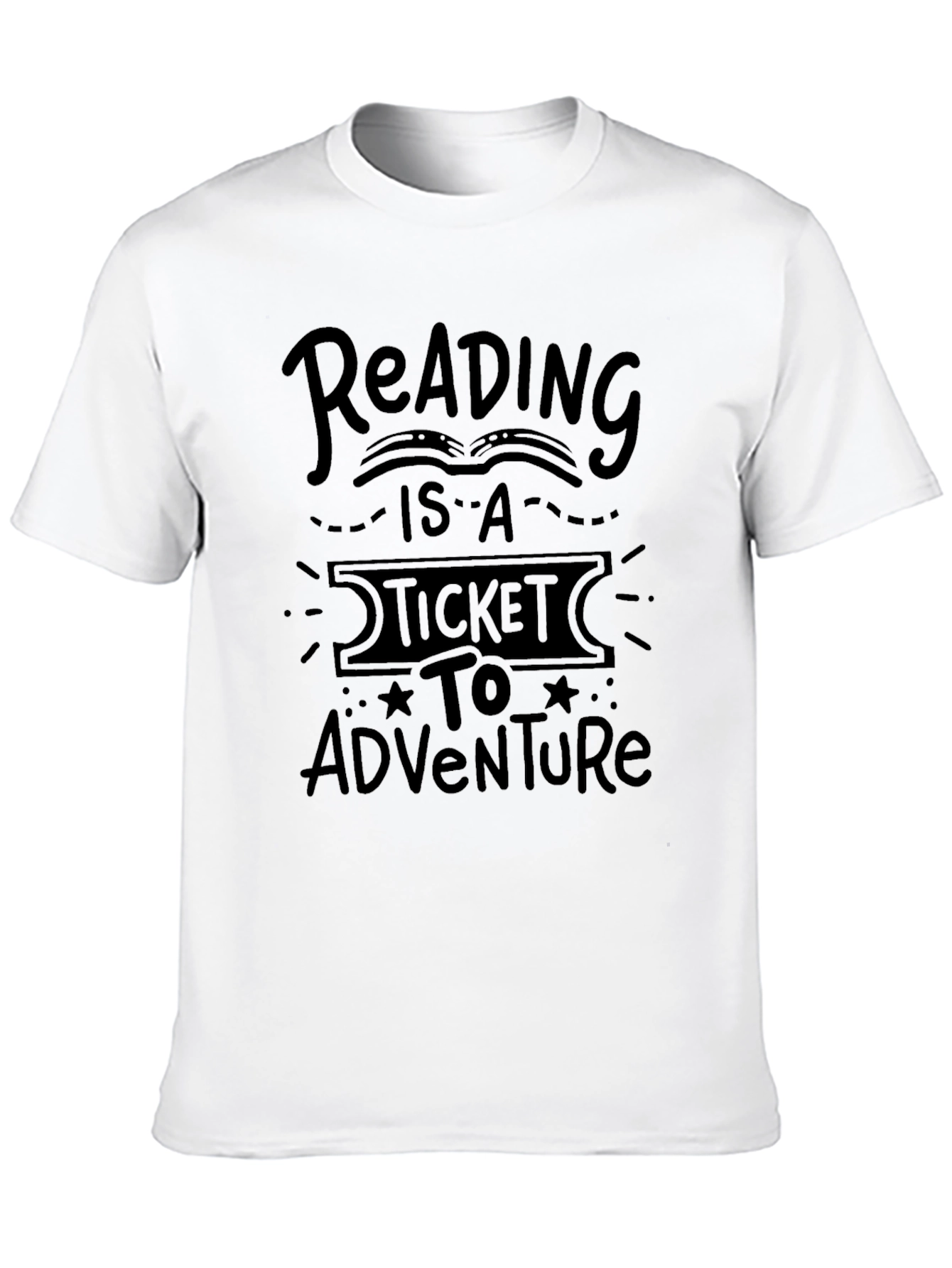 Reading is a Ticket to Adventure Graphic Tee