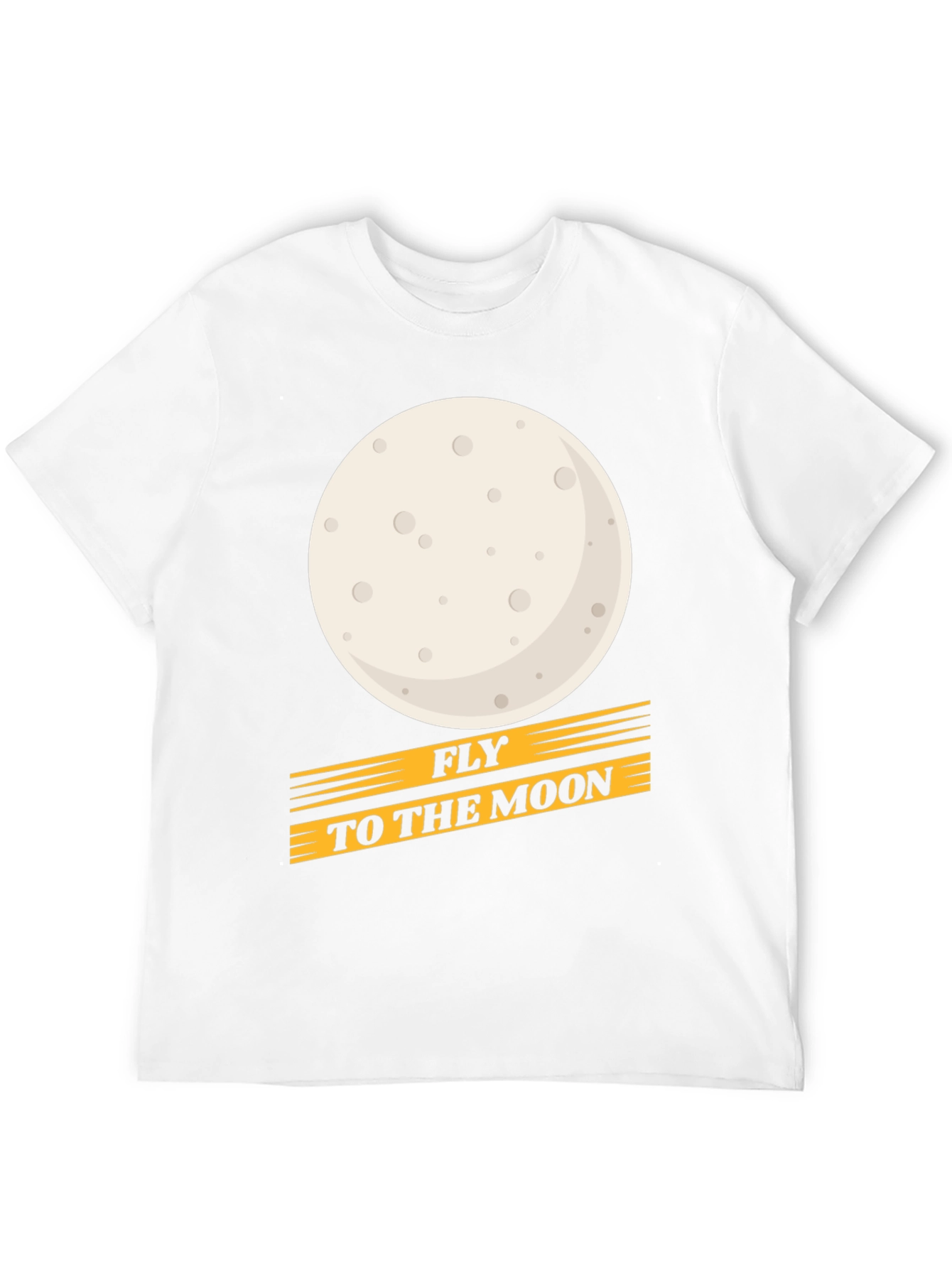 Fly to the Moon Graphic Tee - Black