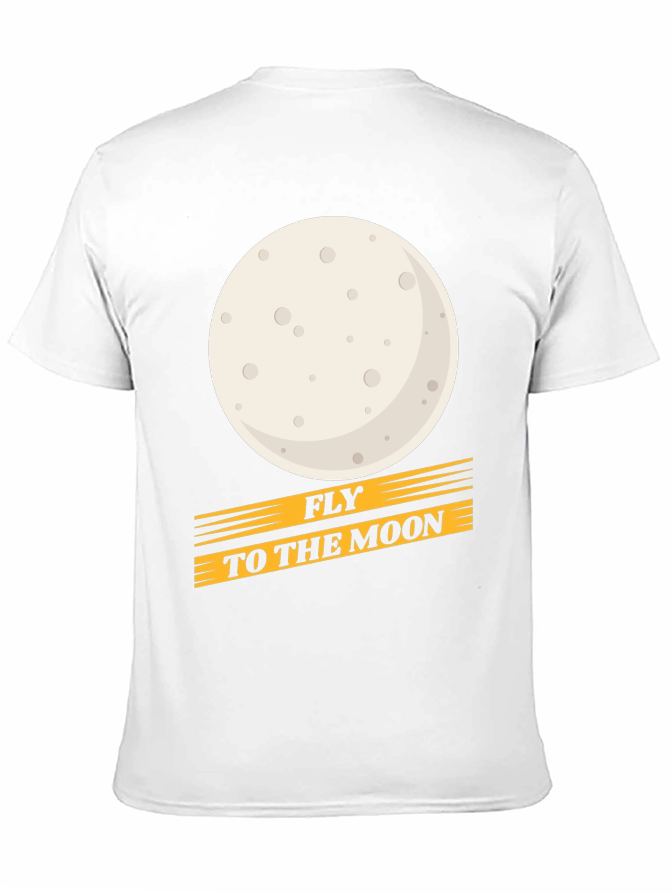 Fly to the Moon Graphic Tee - Black