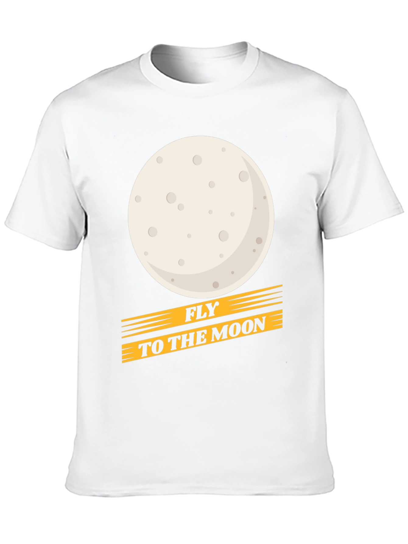 Fly to the Moon Graphic Tee - Black
