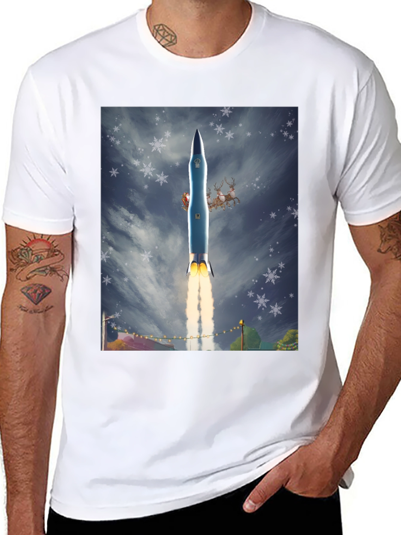 Christmas Rocket T-Shirt