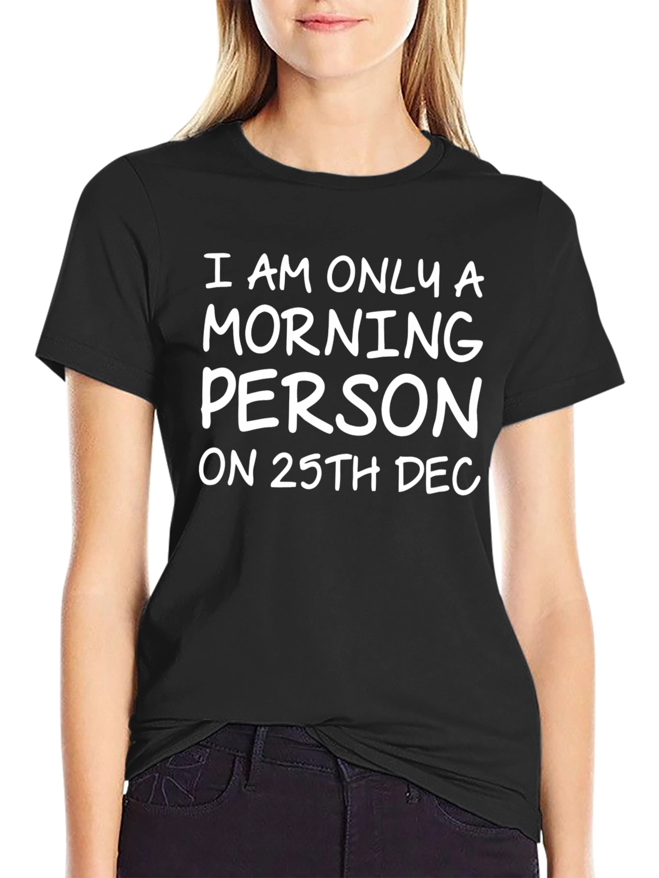 Funny Christmas Morning Person T-Shirt