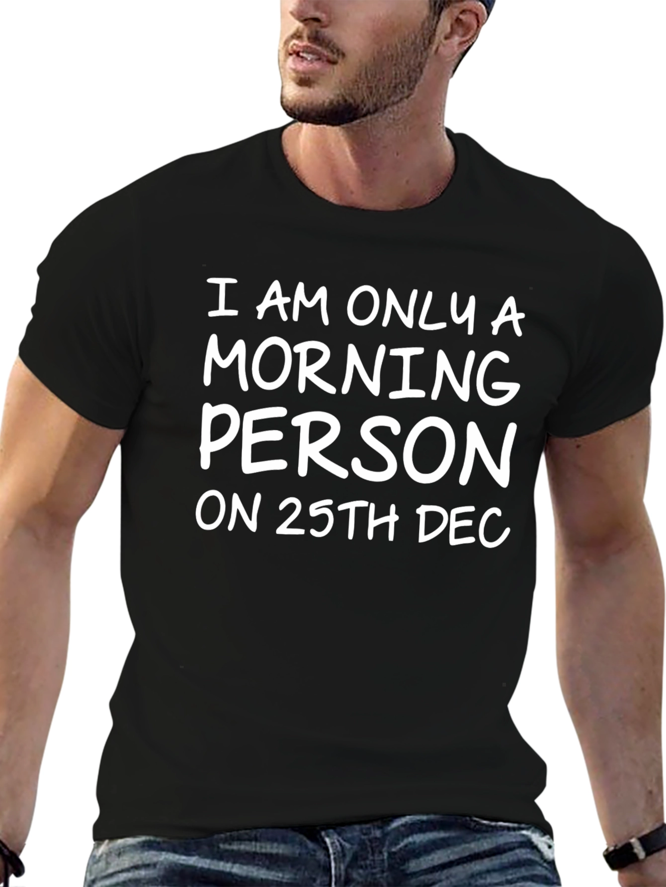 Funny Christmas Morning Person T-Shirt
