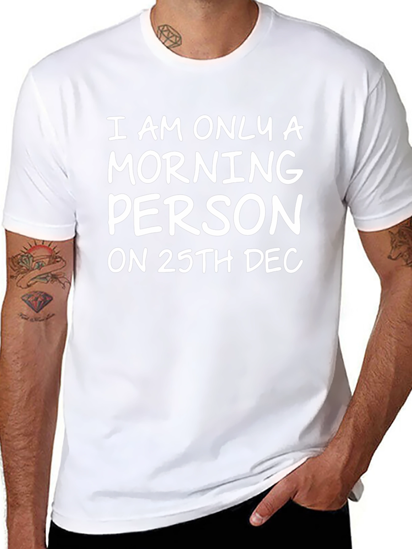 Funny Christmas Morning Person T-Shirt