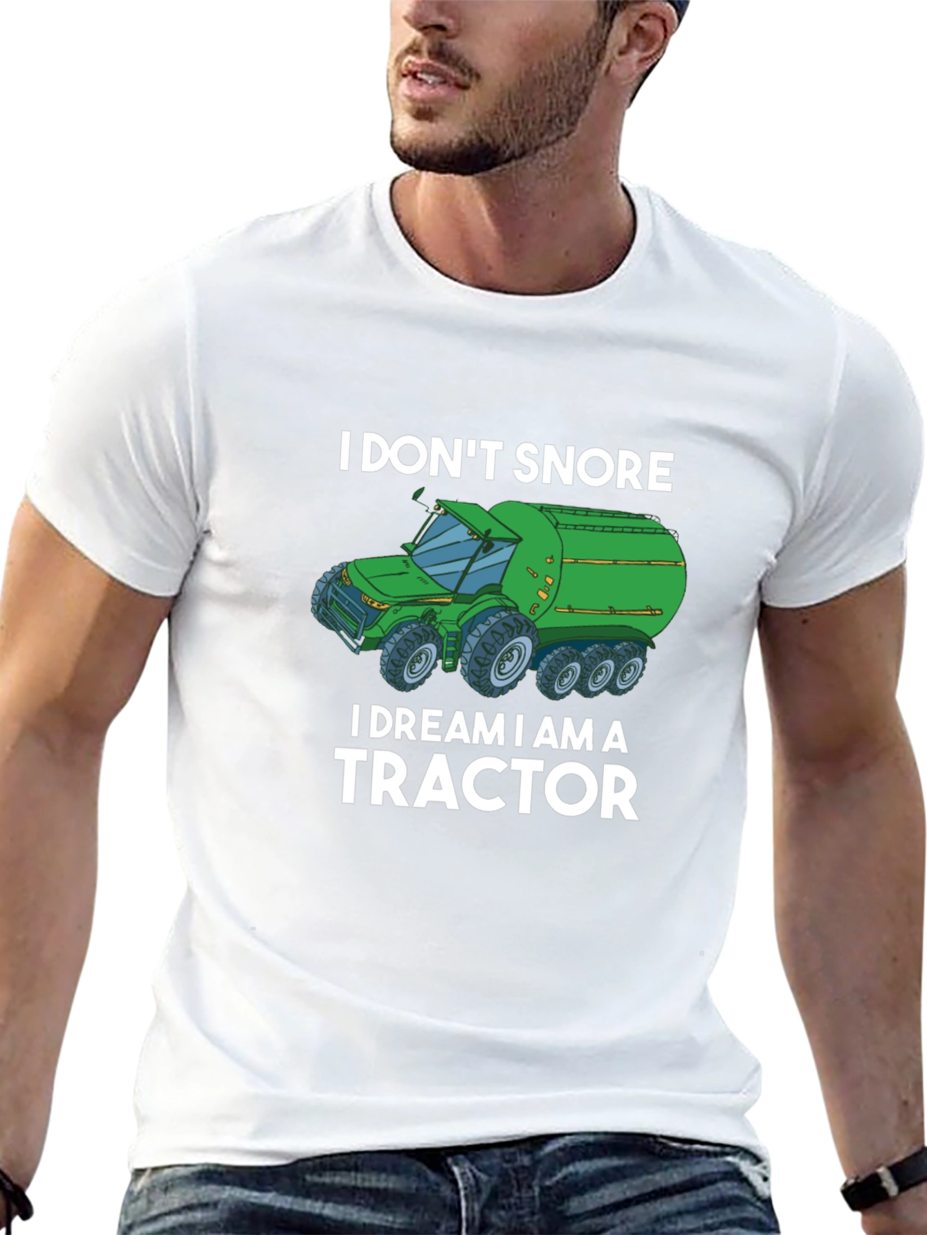 I Dream I Am A Tractor Graphic Tee