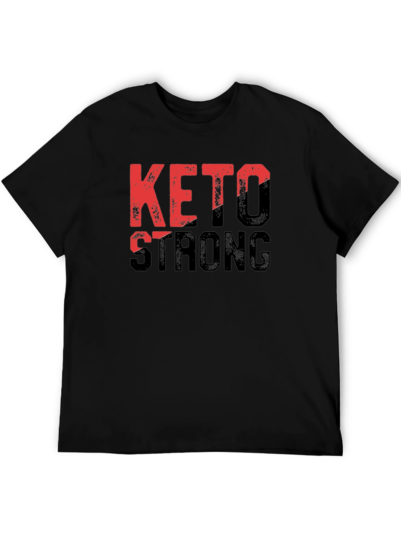 Keto Strong Graphic Tee - Black