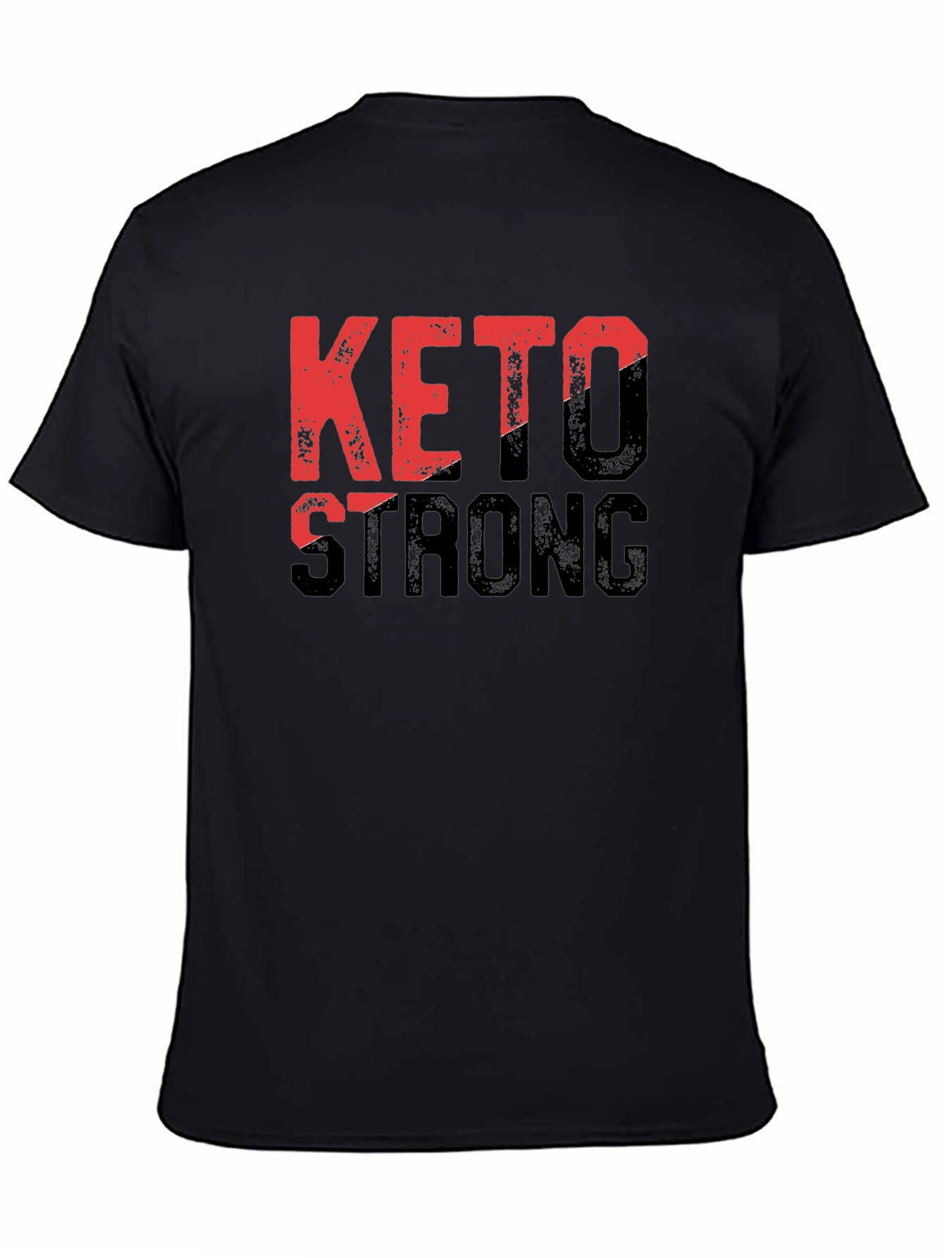 Keto Strong Graphic Tee - Black