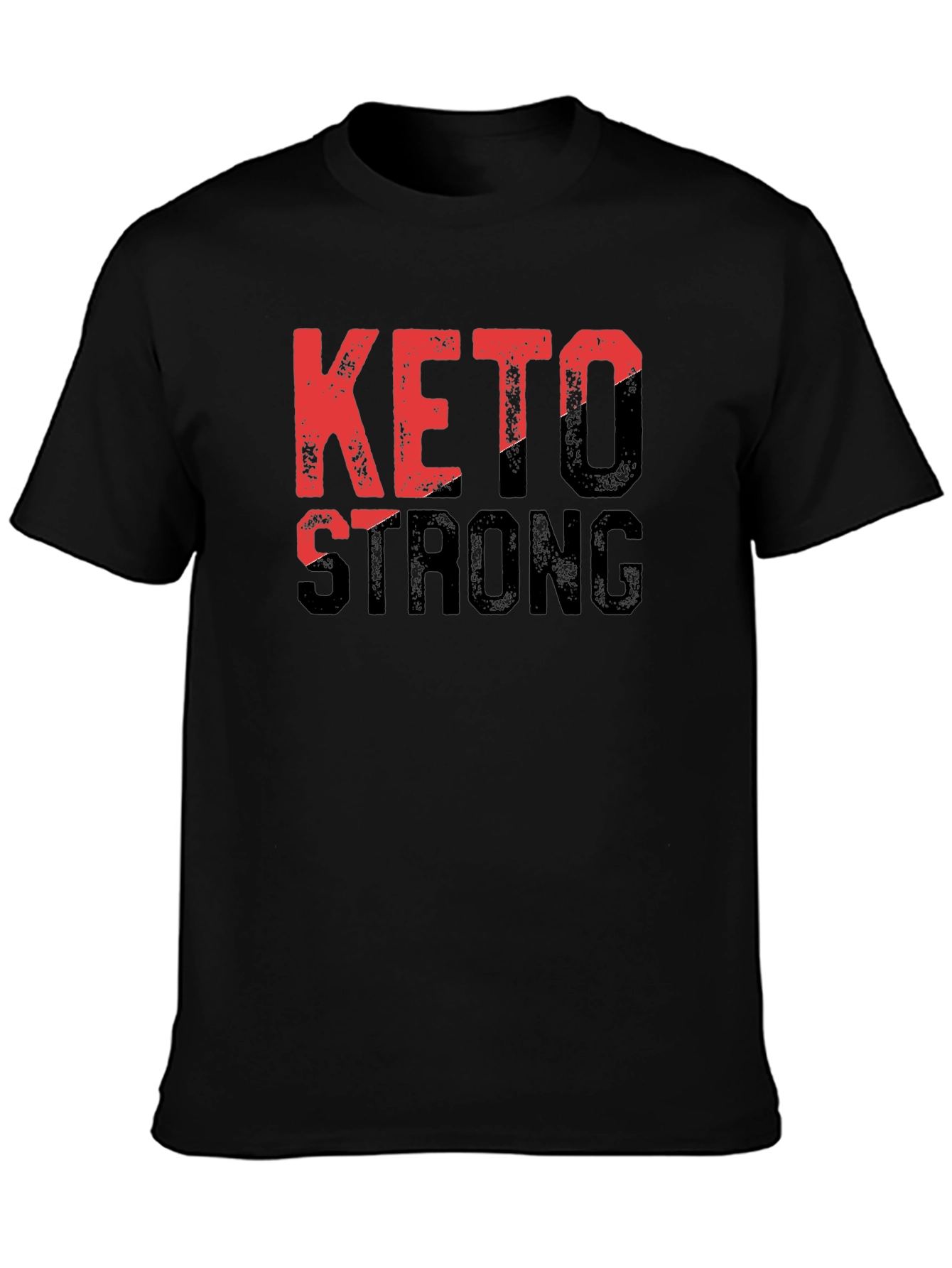 Keto Strong Graphic Tee - Black