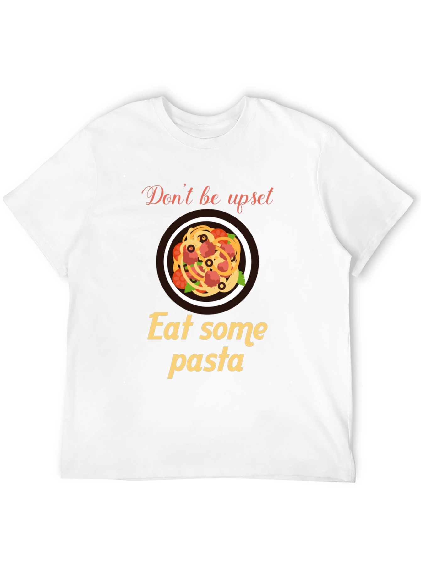 Eat Pasta Graphic Tee - Comfort Food T-Shirt