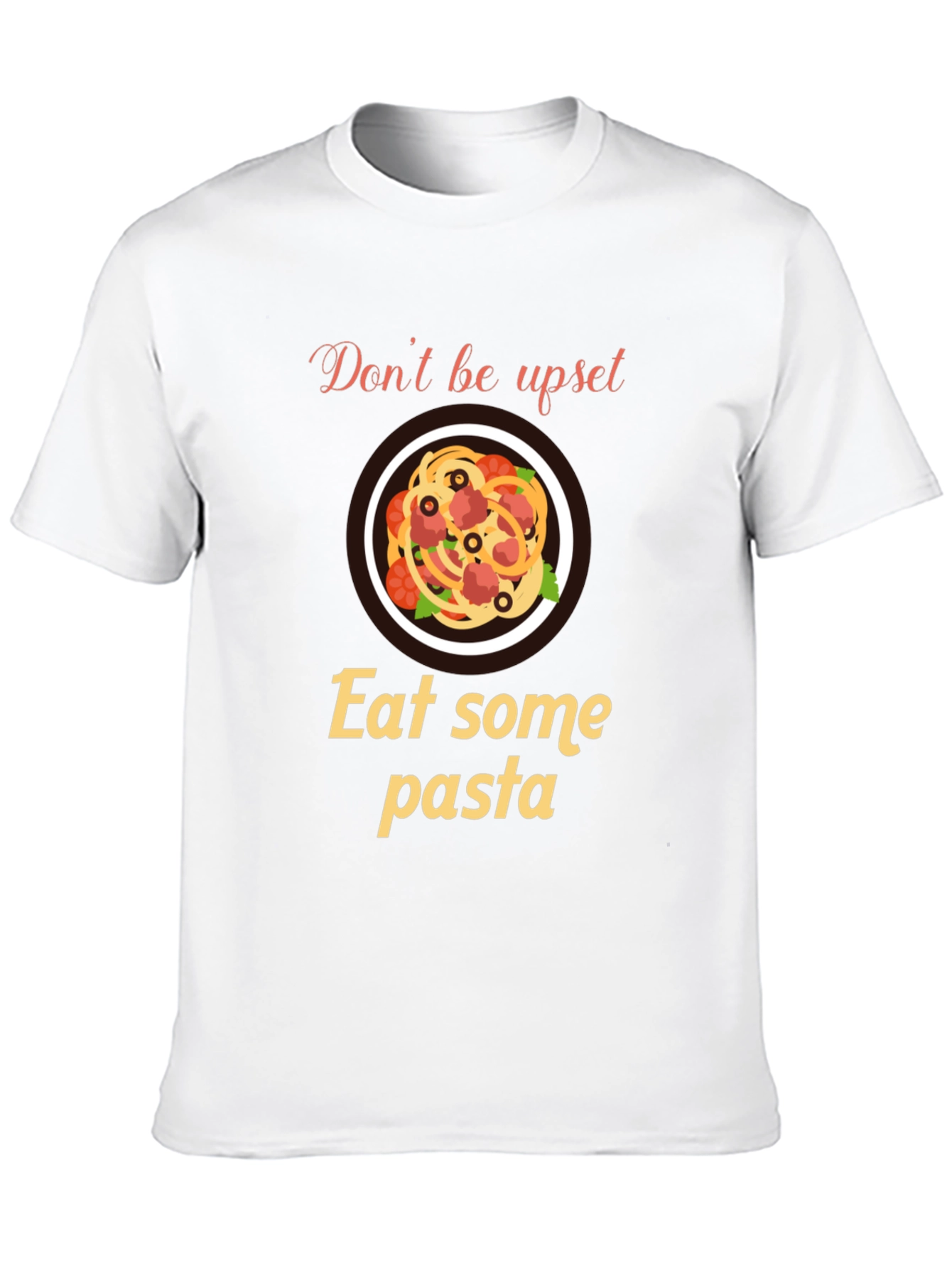 Eat Pasta Graphic Tee - Comfort Food T-Shirt