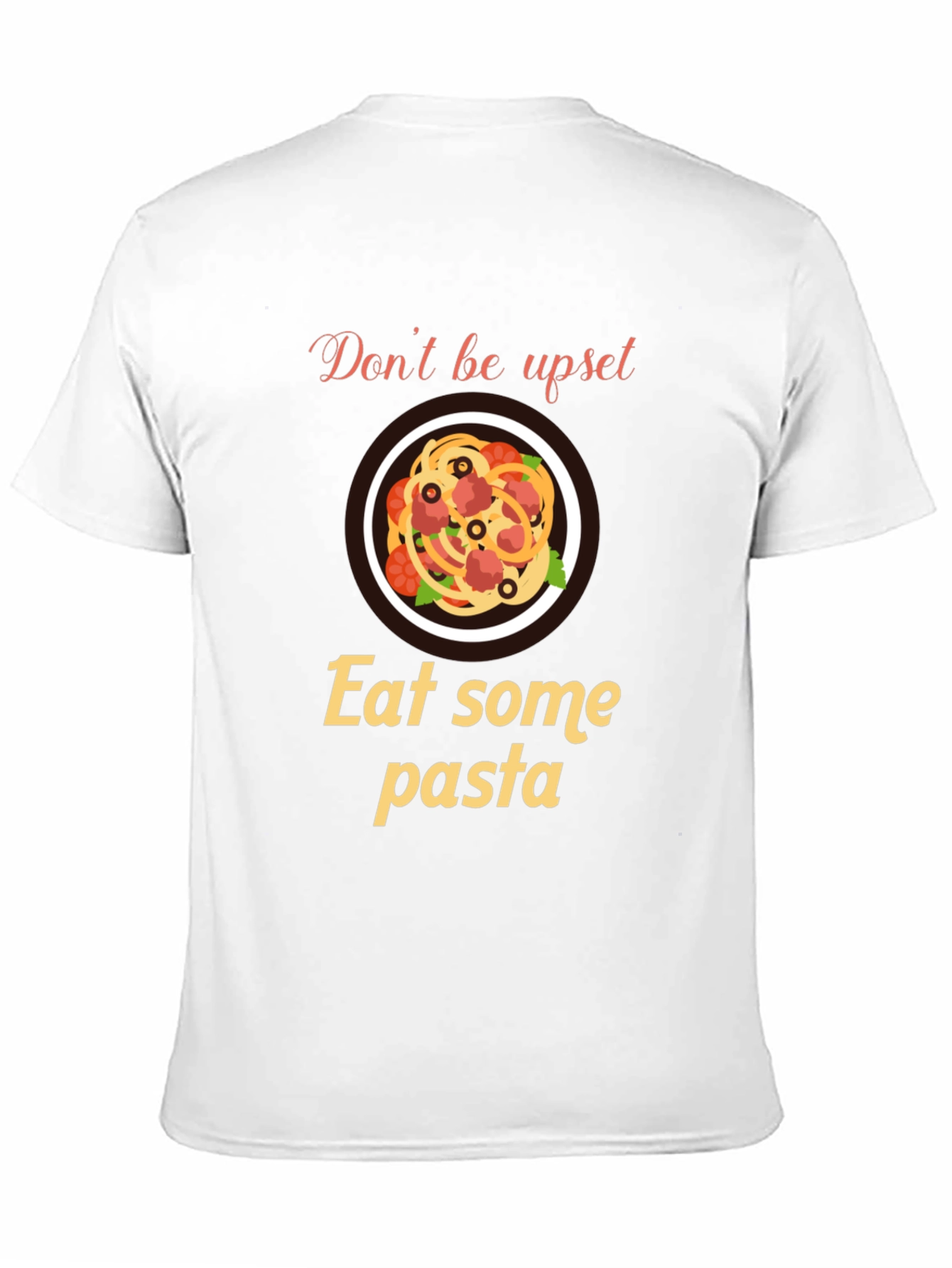 Eat Pasta Graphic Tee - Comfort Food T-Shirt