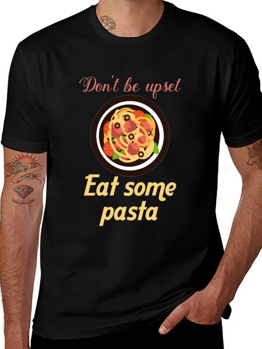 Eat Pasta Graphic Tee - Comfort Food T-Shirt
