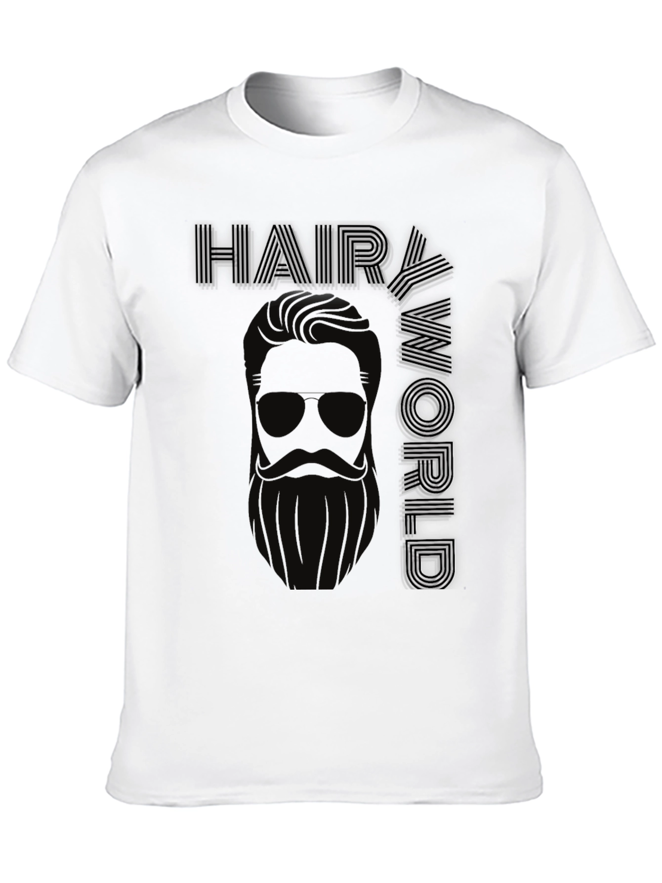 Hair World Black Graphic Tee