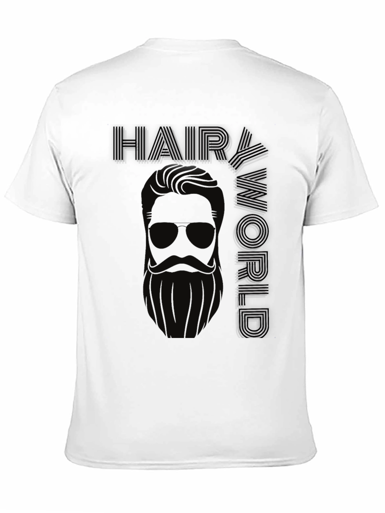 Hair World Black Graphic Tee