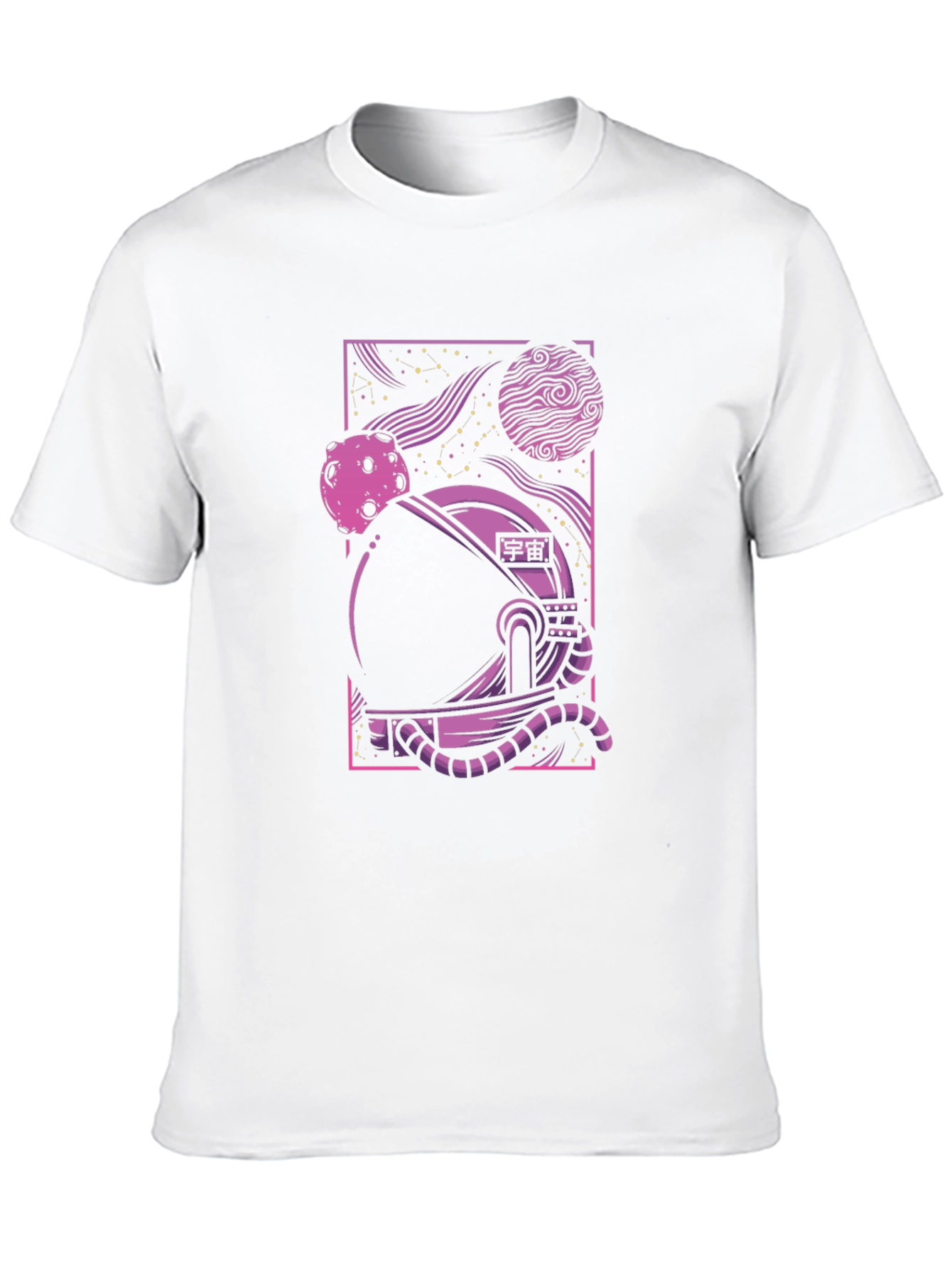 Space Helmet Graphic Tee - Black Unisex T-Shirt