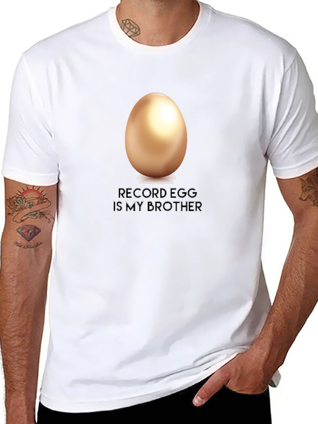 Record Egg is My Brother T-Shirt