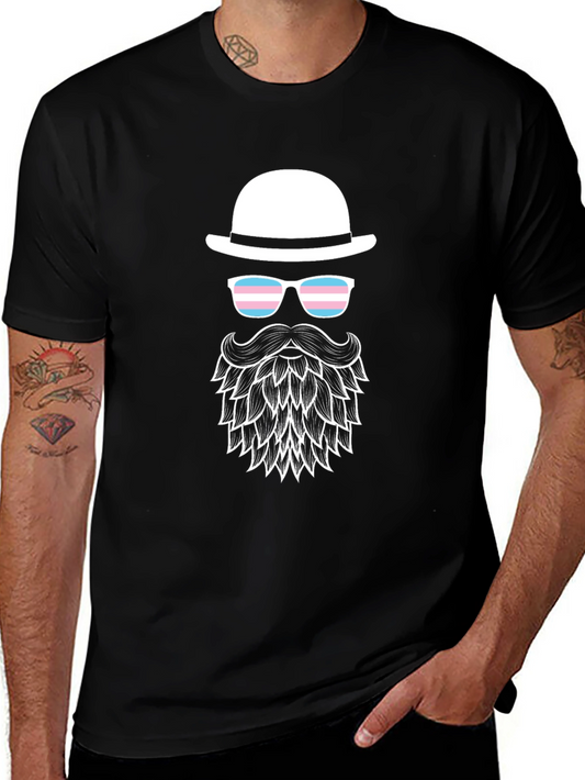 Trans Pride Bearded Man T-Shirt
