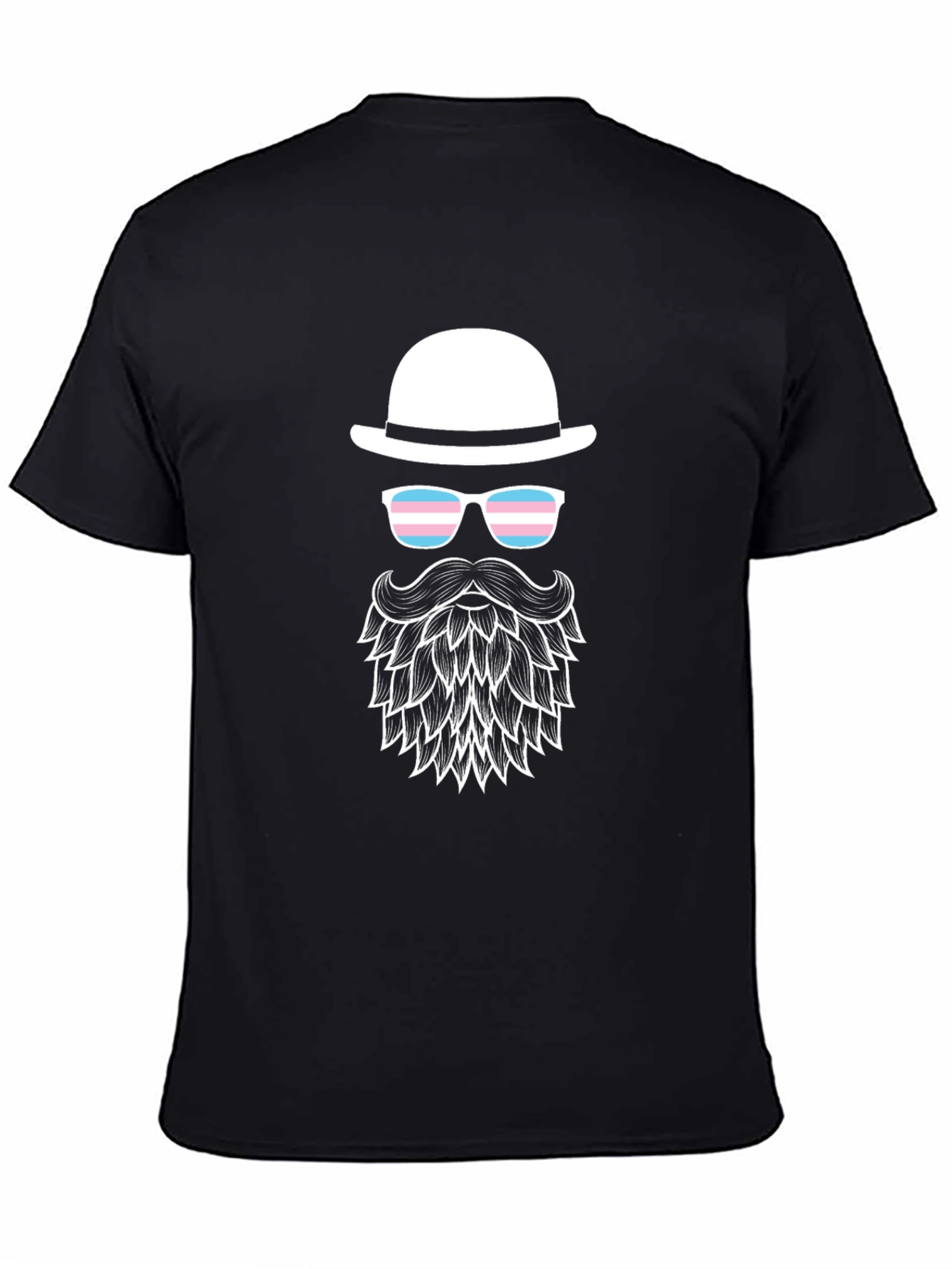 Trans Pride Bearded Man T-Shirt