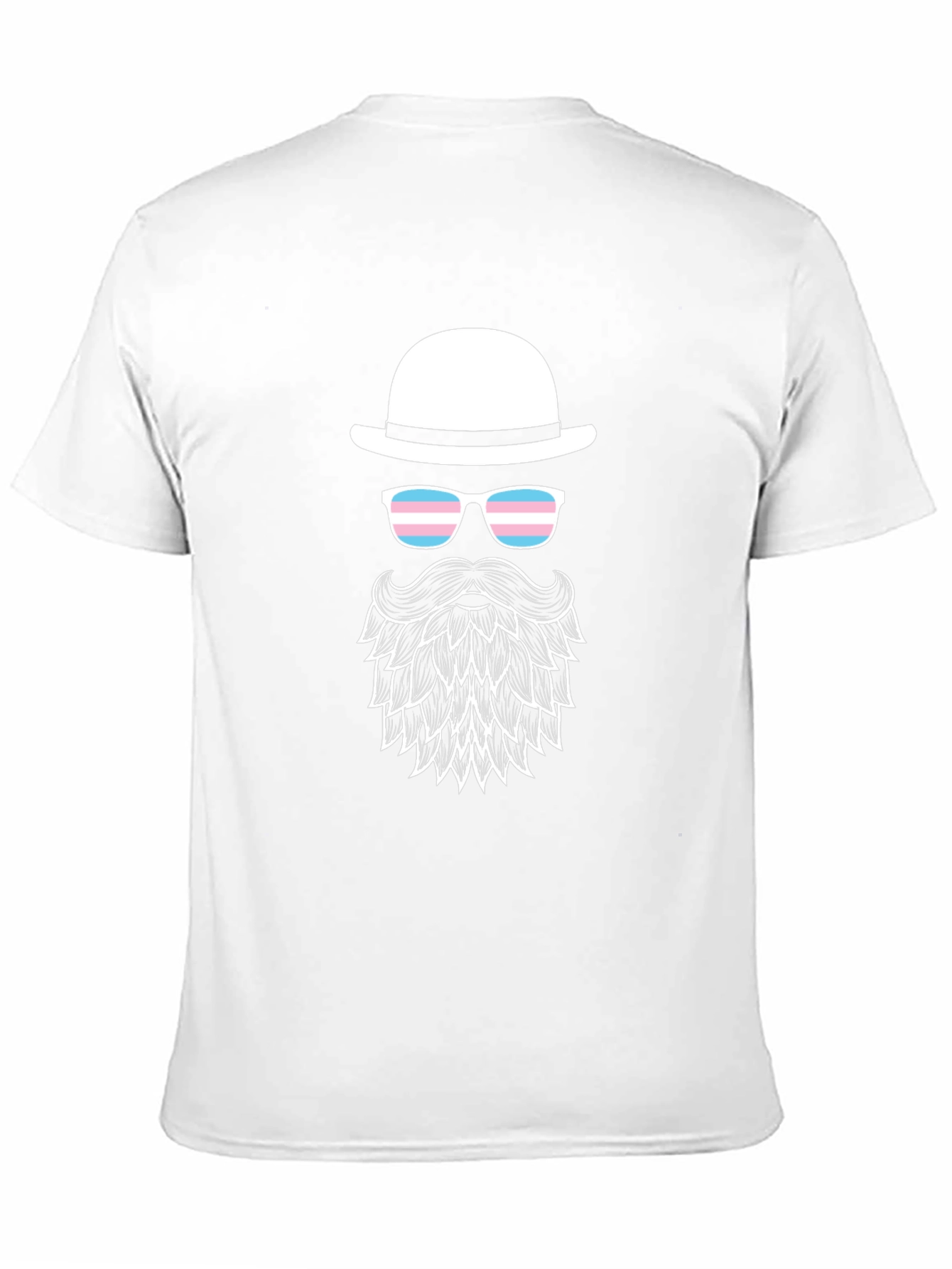Trans Pride Bearded Man T-Shirt
