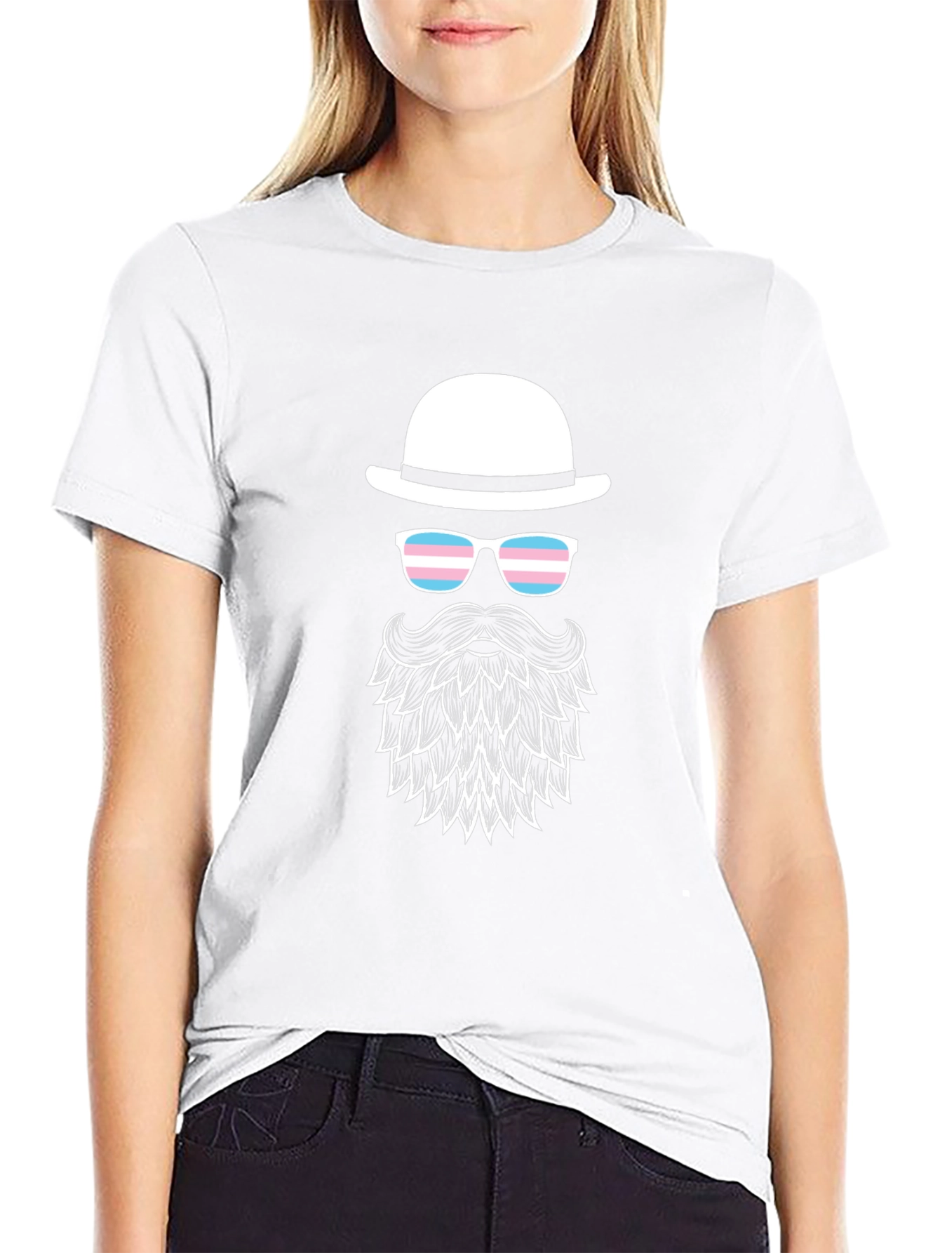 Trans Pride Bearded Man T-Shirt