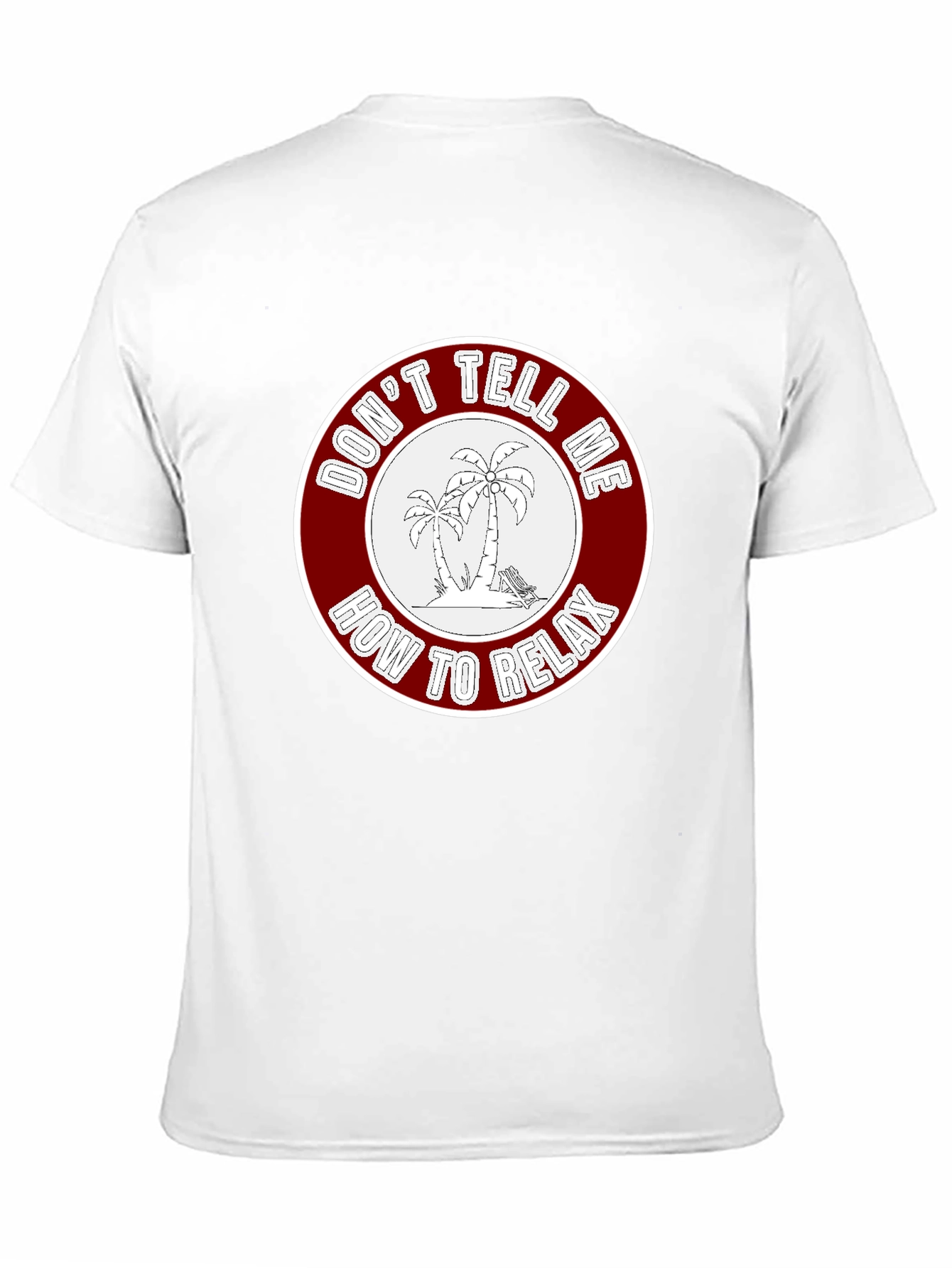 Relaxation Graphic Tee - Palm Trees Design