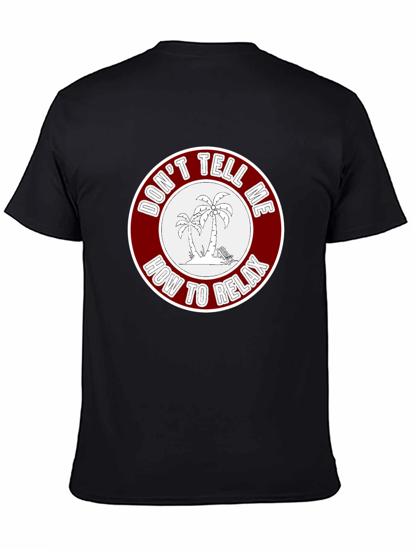 Relaxation Graphic Tee - Palm Trees Design