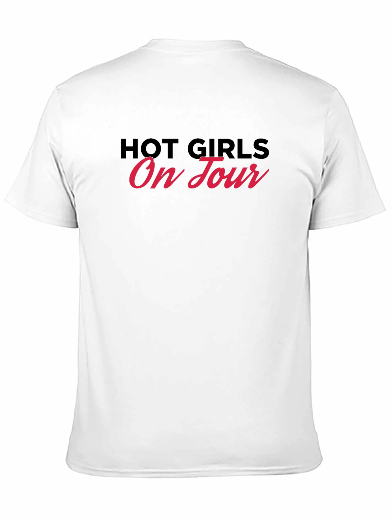 Hot Girls On Tour Graphic Tee - Black
