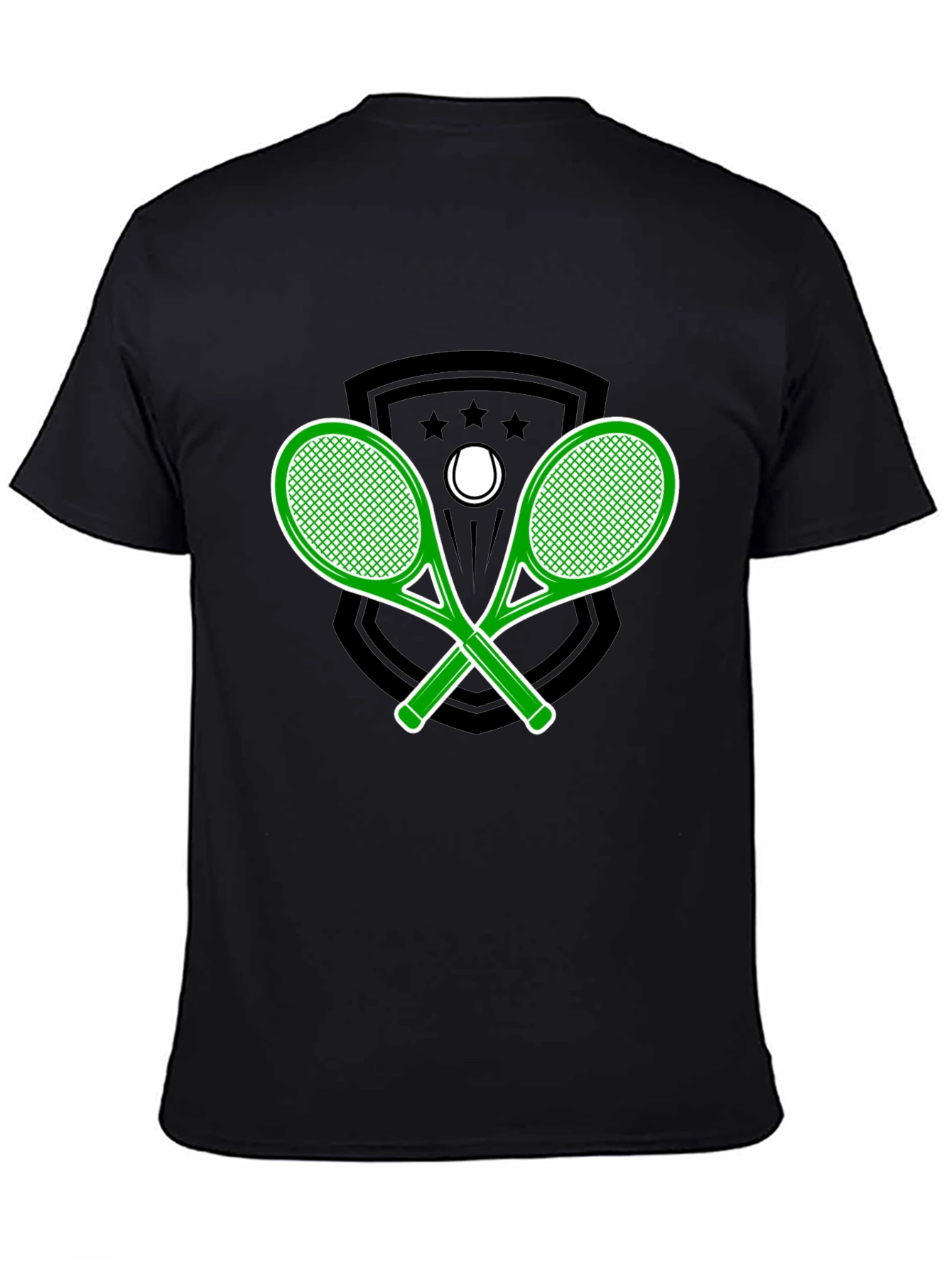 Tennis Racquet Graphic Tee - Sporty Style
