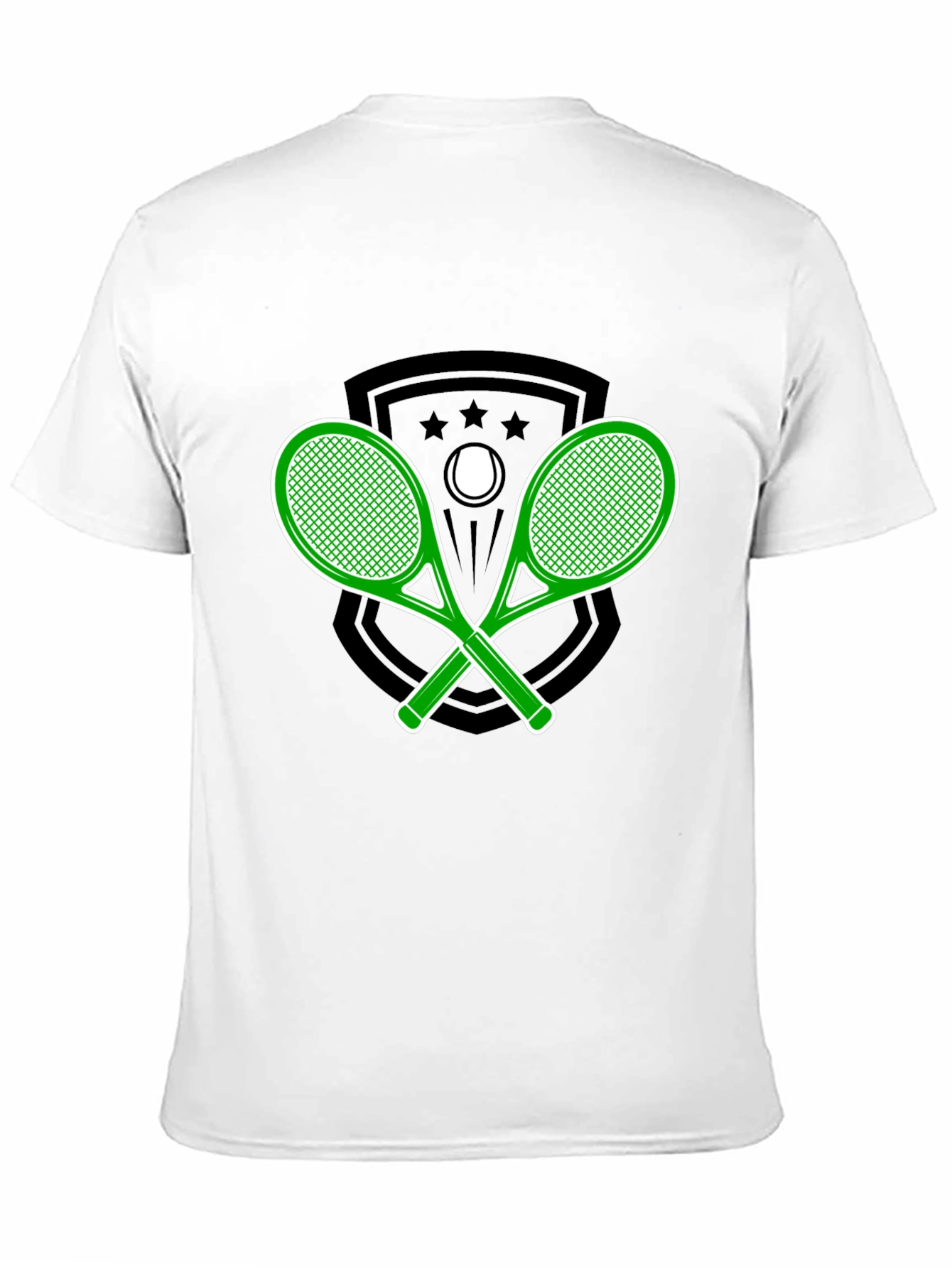 Tennis Racquet Graphic Tee - Sporty Style