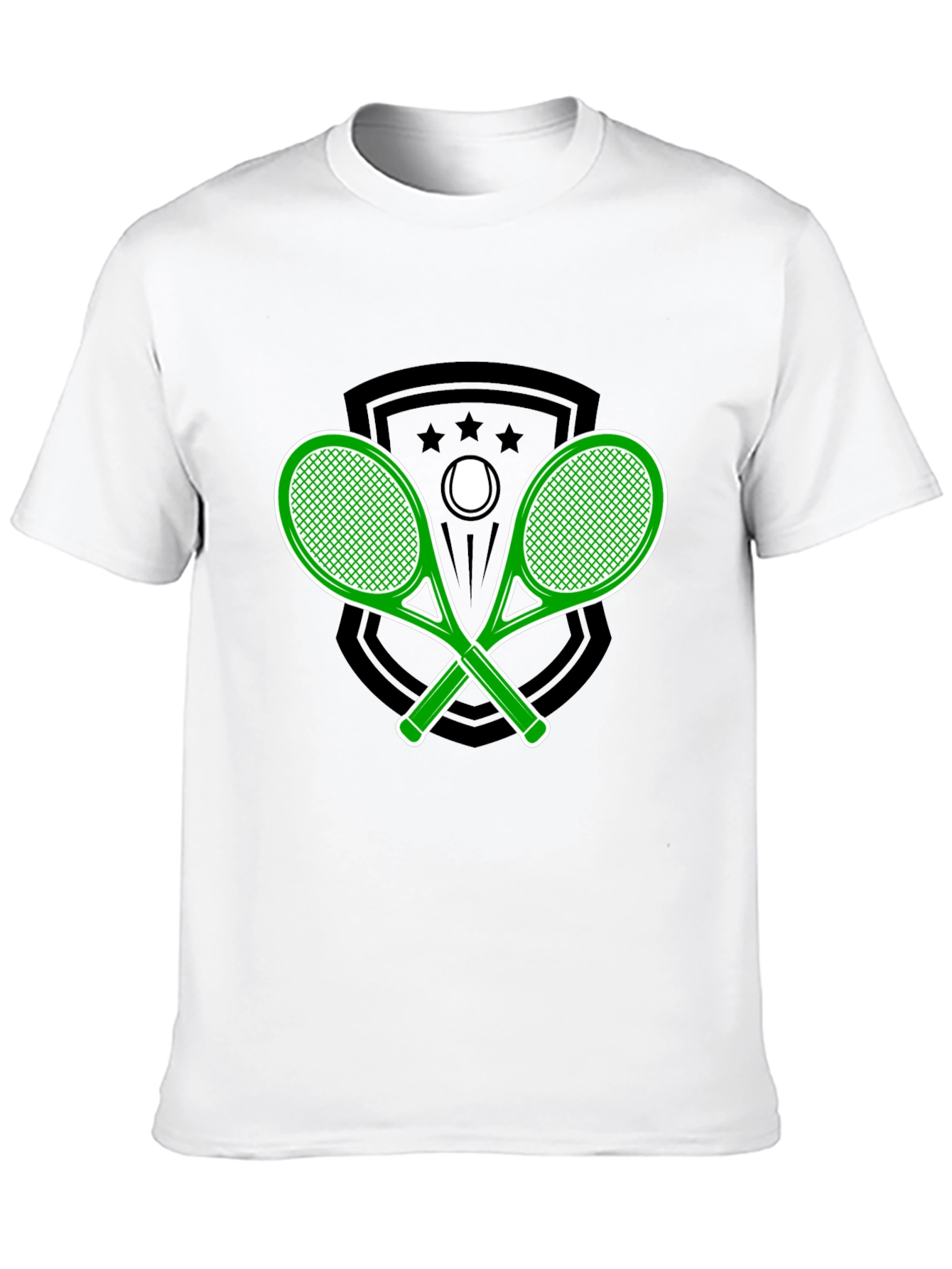 Tennis Racquet Graphic Tee - Sporty Style