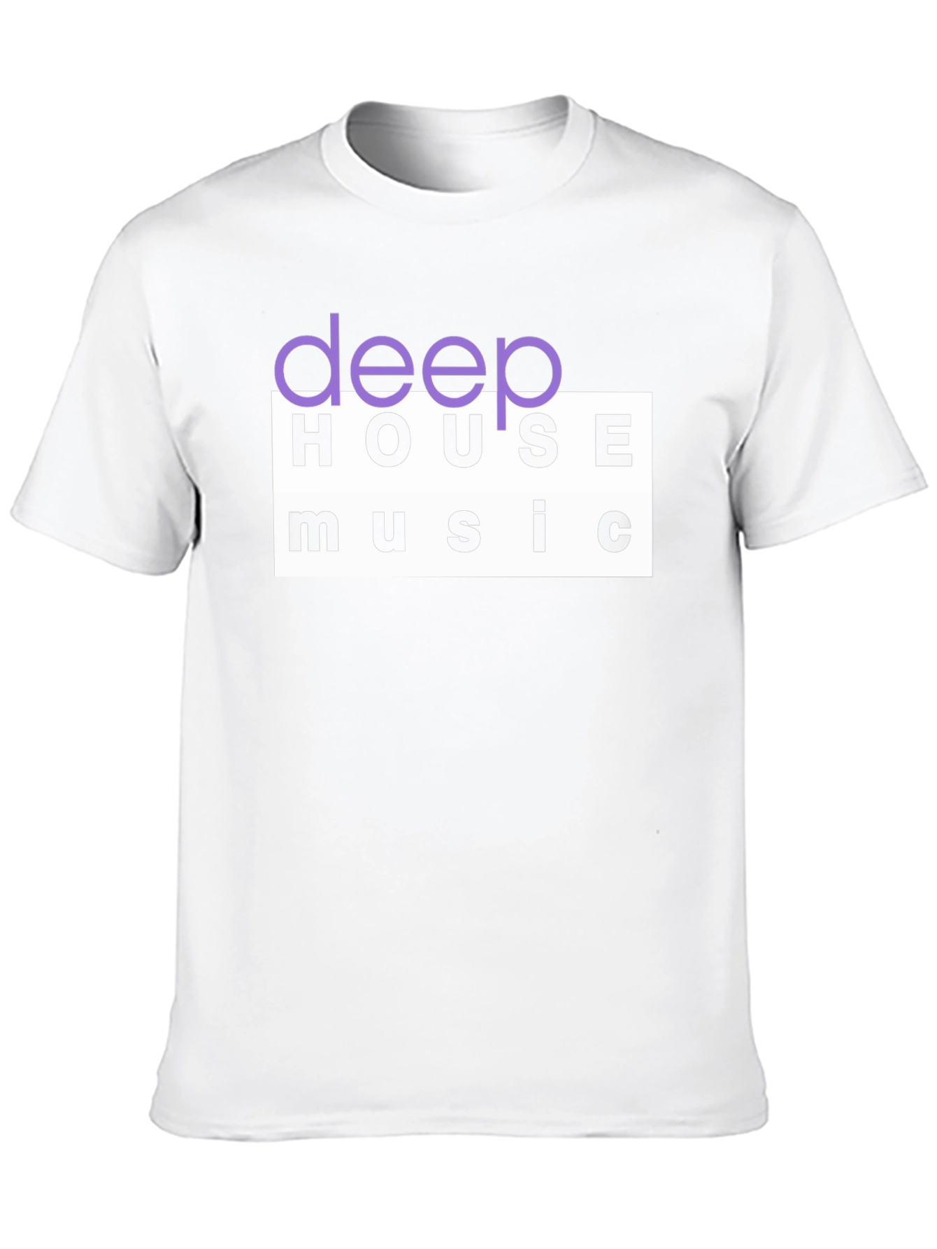 Deep House Music Black Graphic T-Shirt