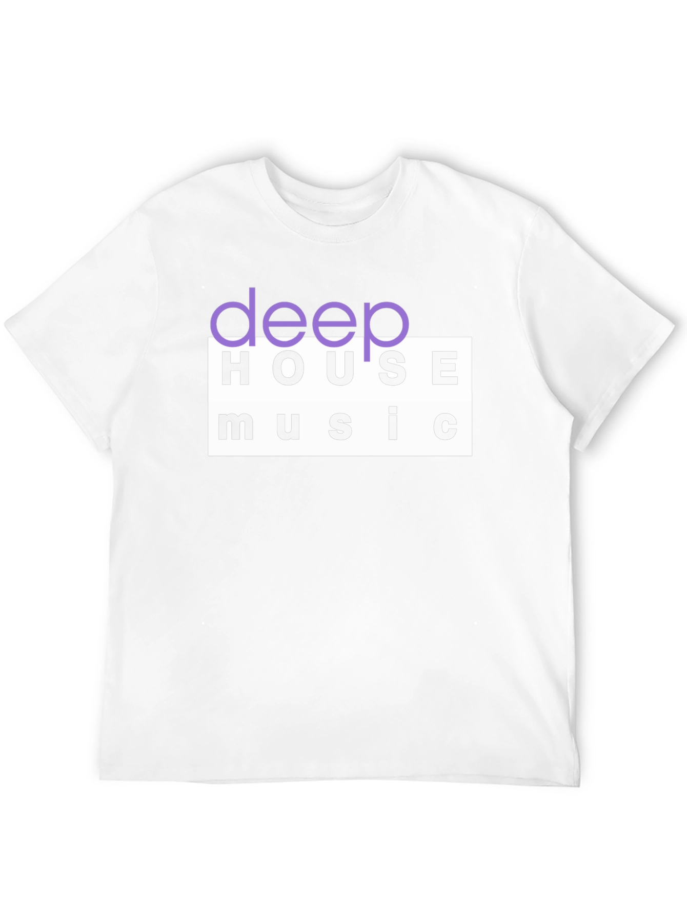 Deep House Music Black Graphic T-Shirt
