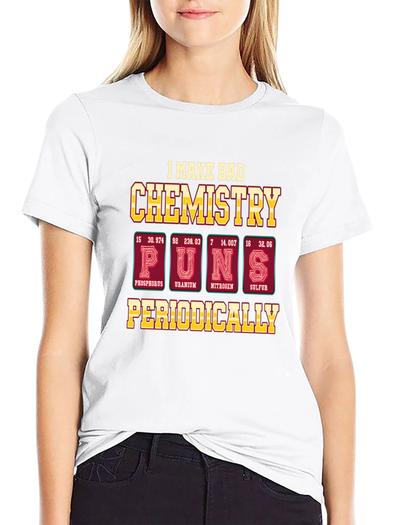 Chemistry Puns T-Shirt - Funny Periodic Table Elements