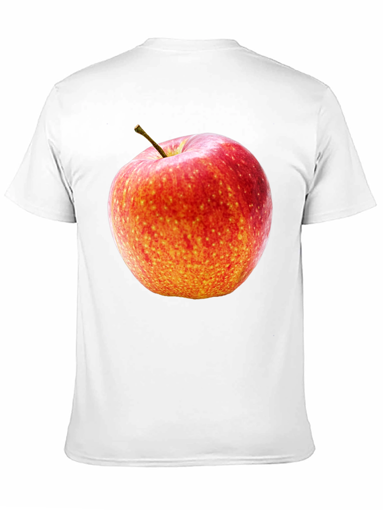Apple Graphic Black Tee - Fresh & Fun