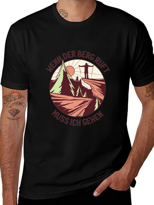 Mountain Calling T-Shirt - Hiker Adventure Tee