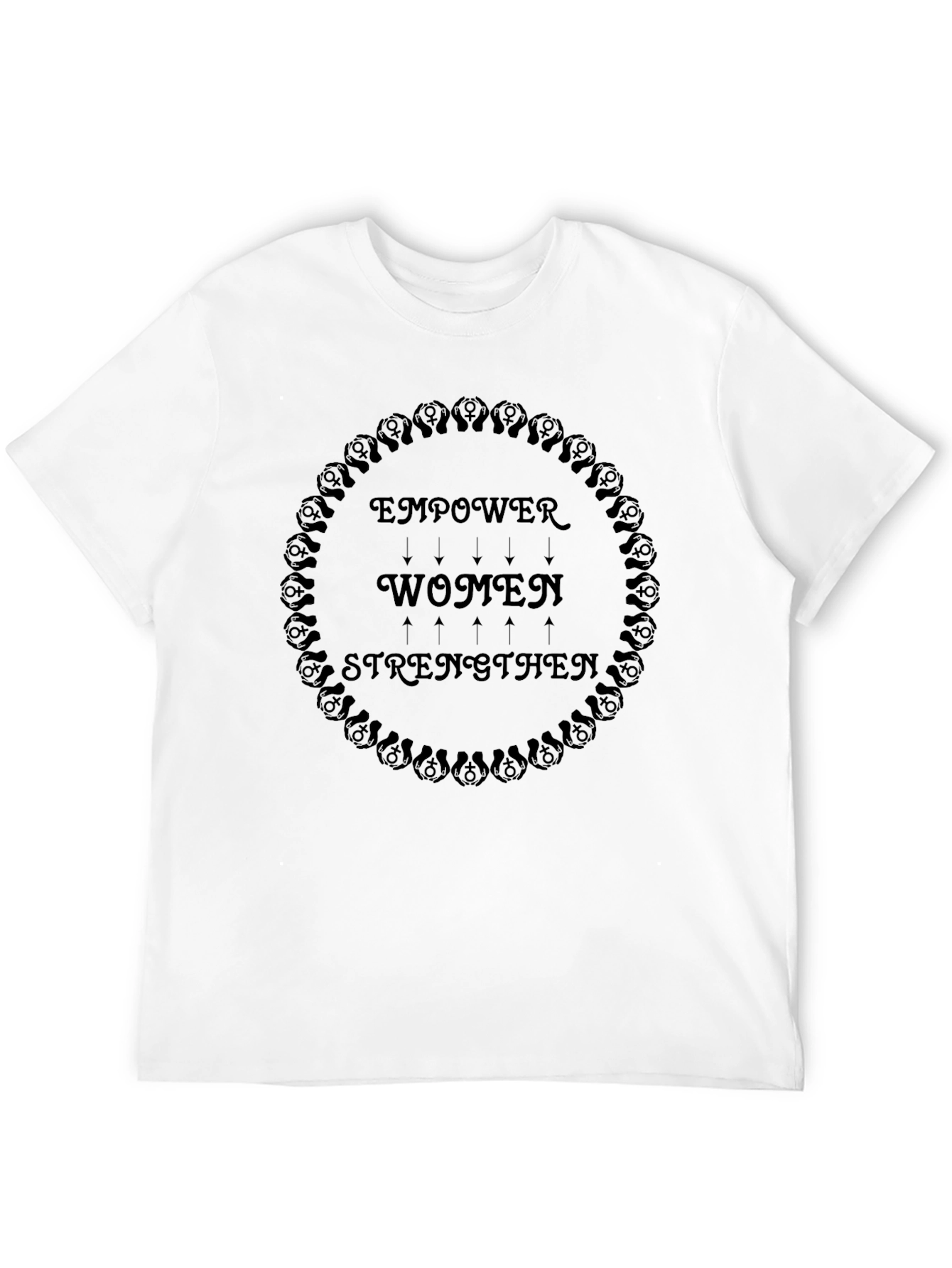 Empower Women Graphic Tee - Soft Style Black T-Shirt