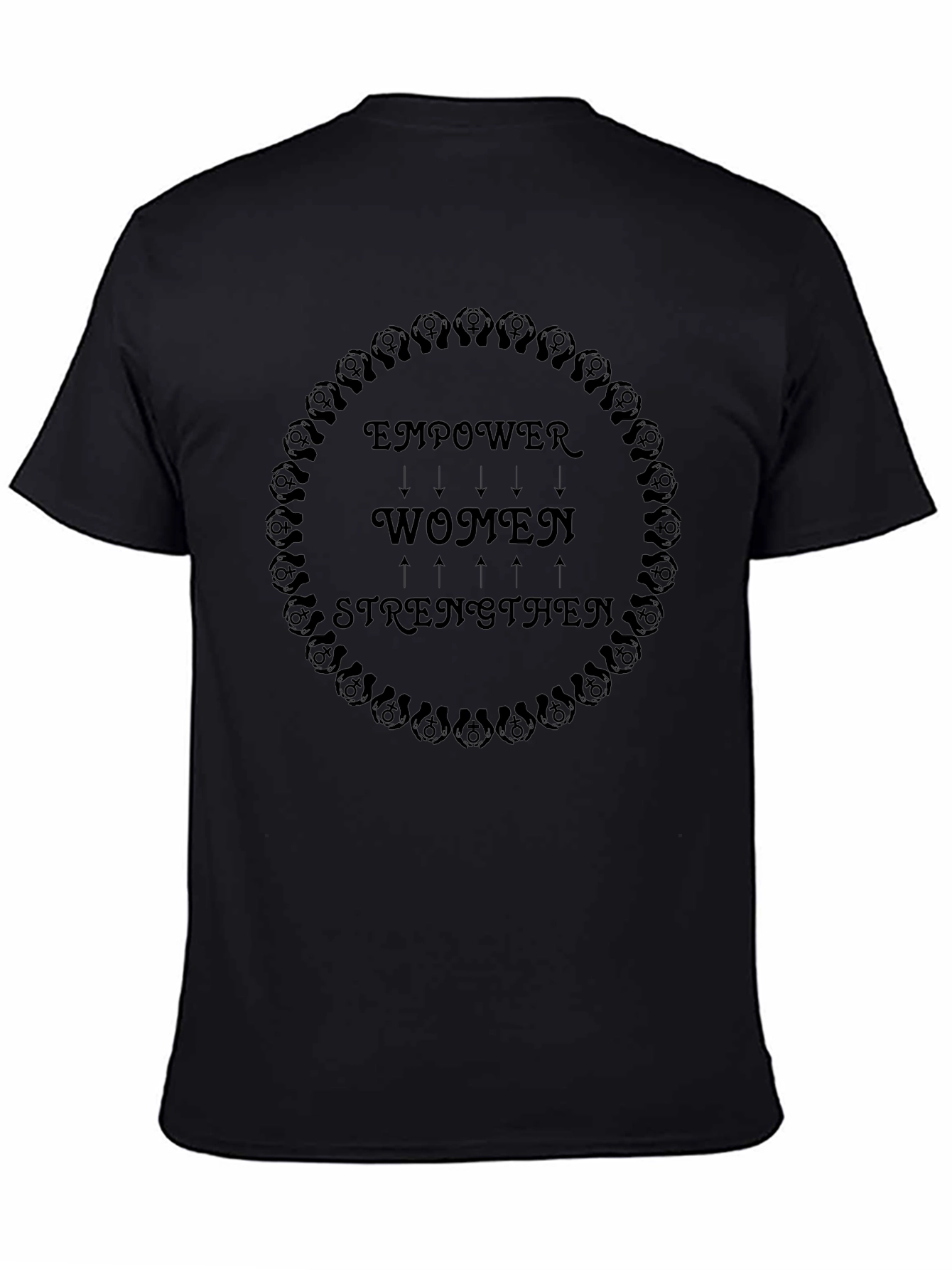 Empower Women Graphic Tee - Soft Style Black T-Shirt