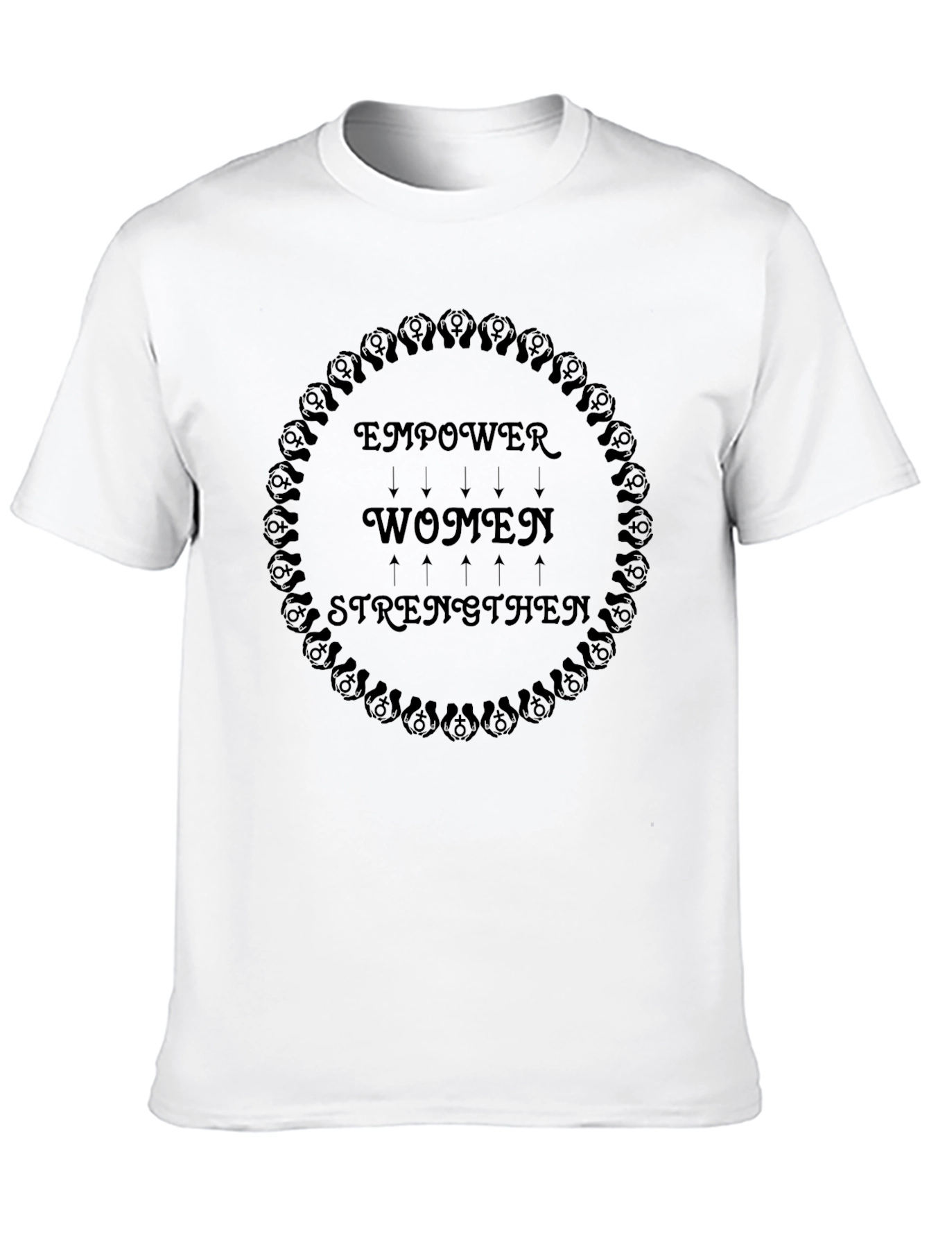 Empower Women Graphic Tee - Soft Style Black T-Shirt