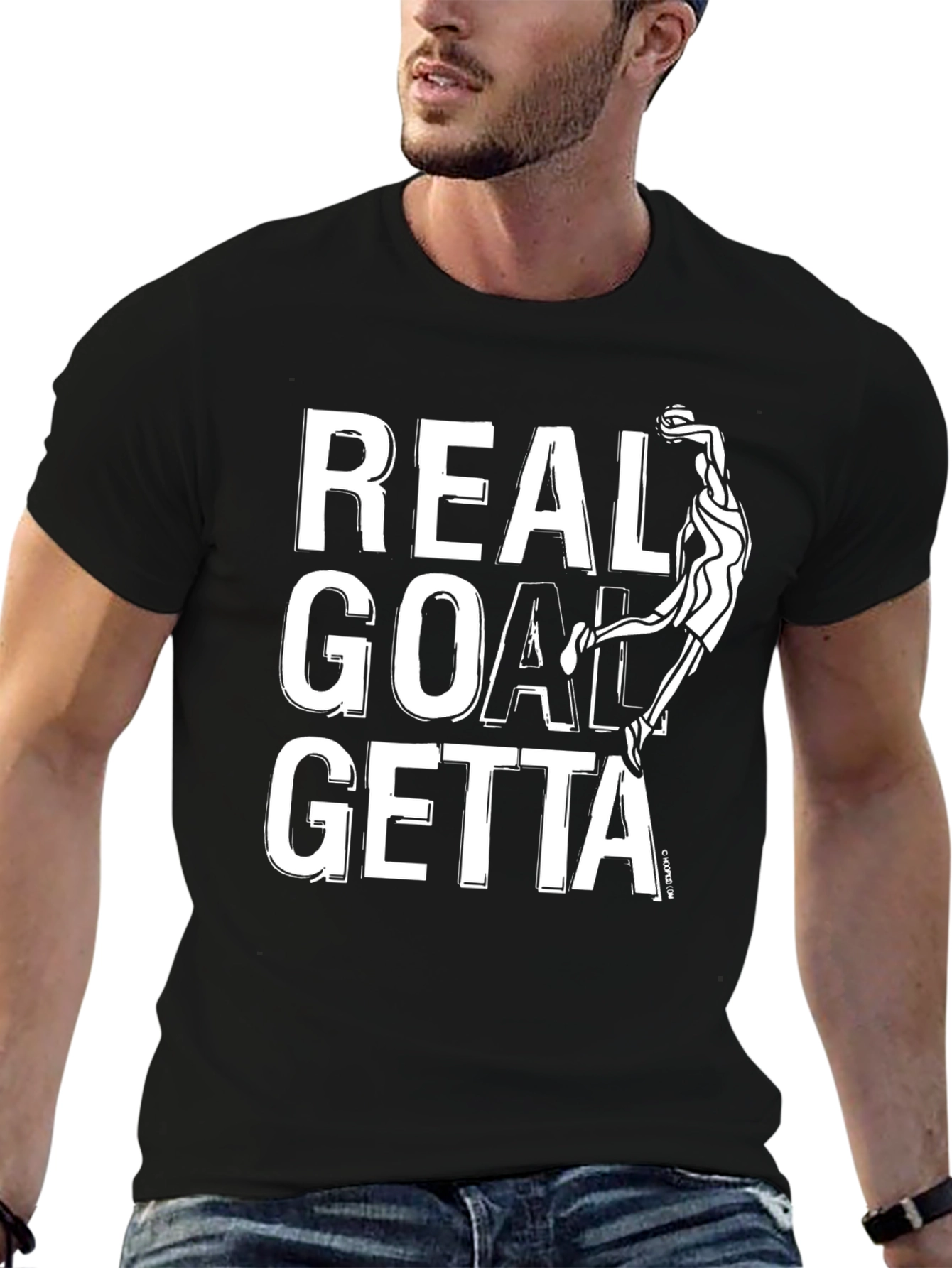 Real Goal Getta Graphic Tee - Black