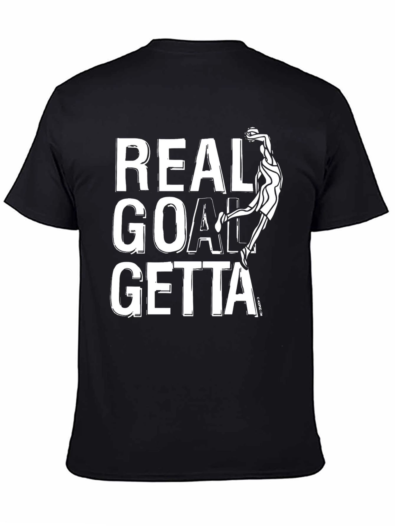 Real Goal Getta Graphic Tee - Black