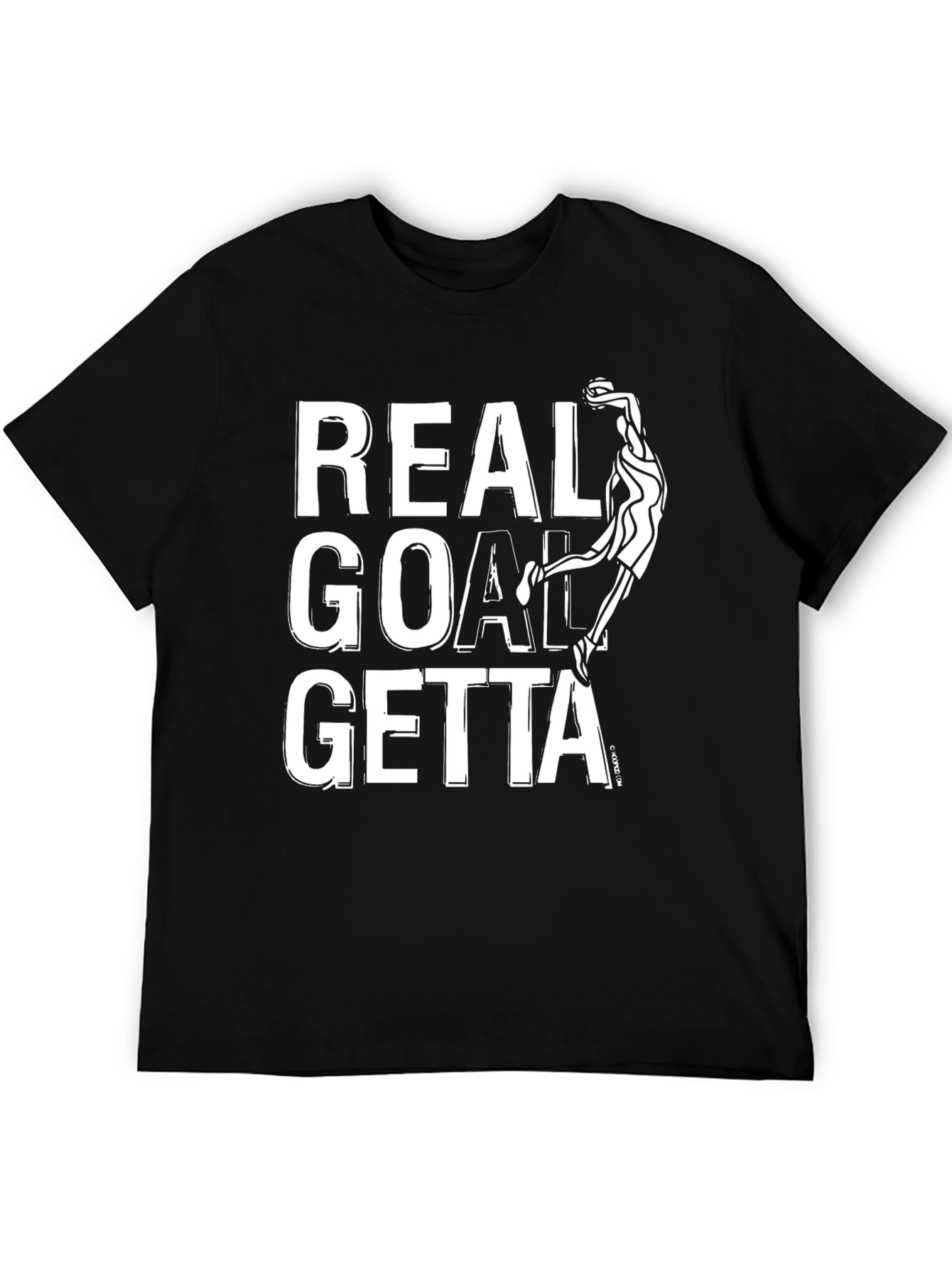 Real Goal Getta Graphic Tee - Black
