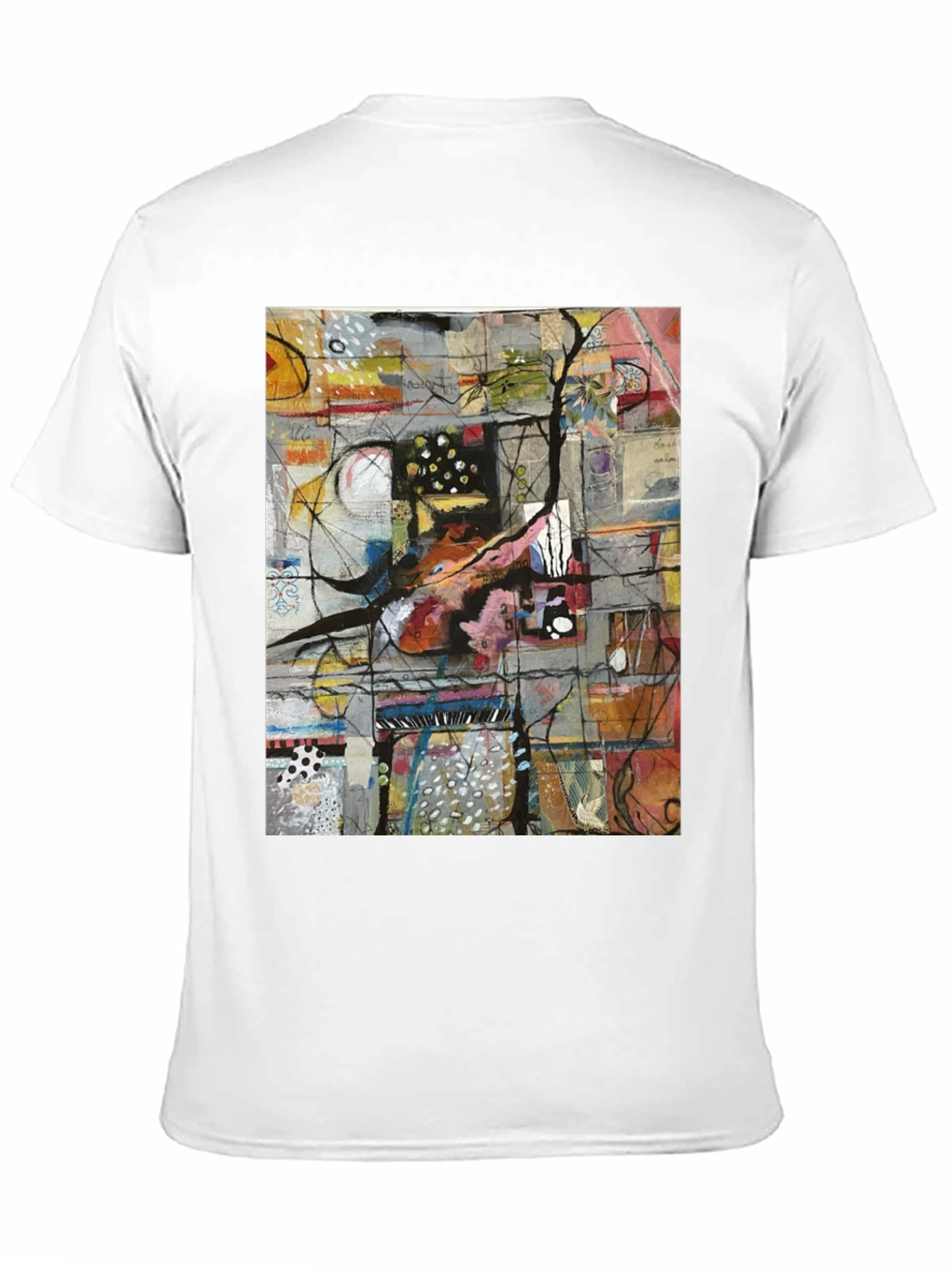 Abstract Art Print Tee - Stylish & Unique