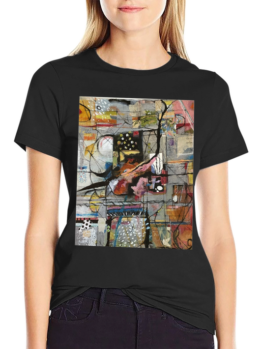 Abstract Art Print Tee - Stylish & Unique