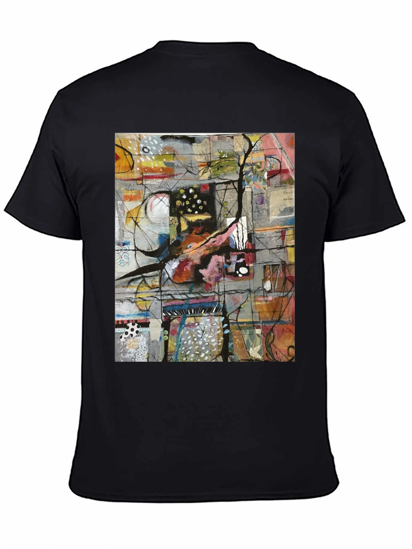 Abstract Art Print Tee - Stylish & Unique