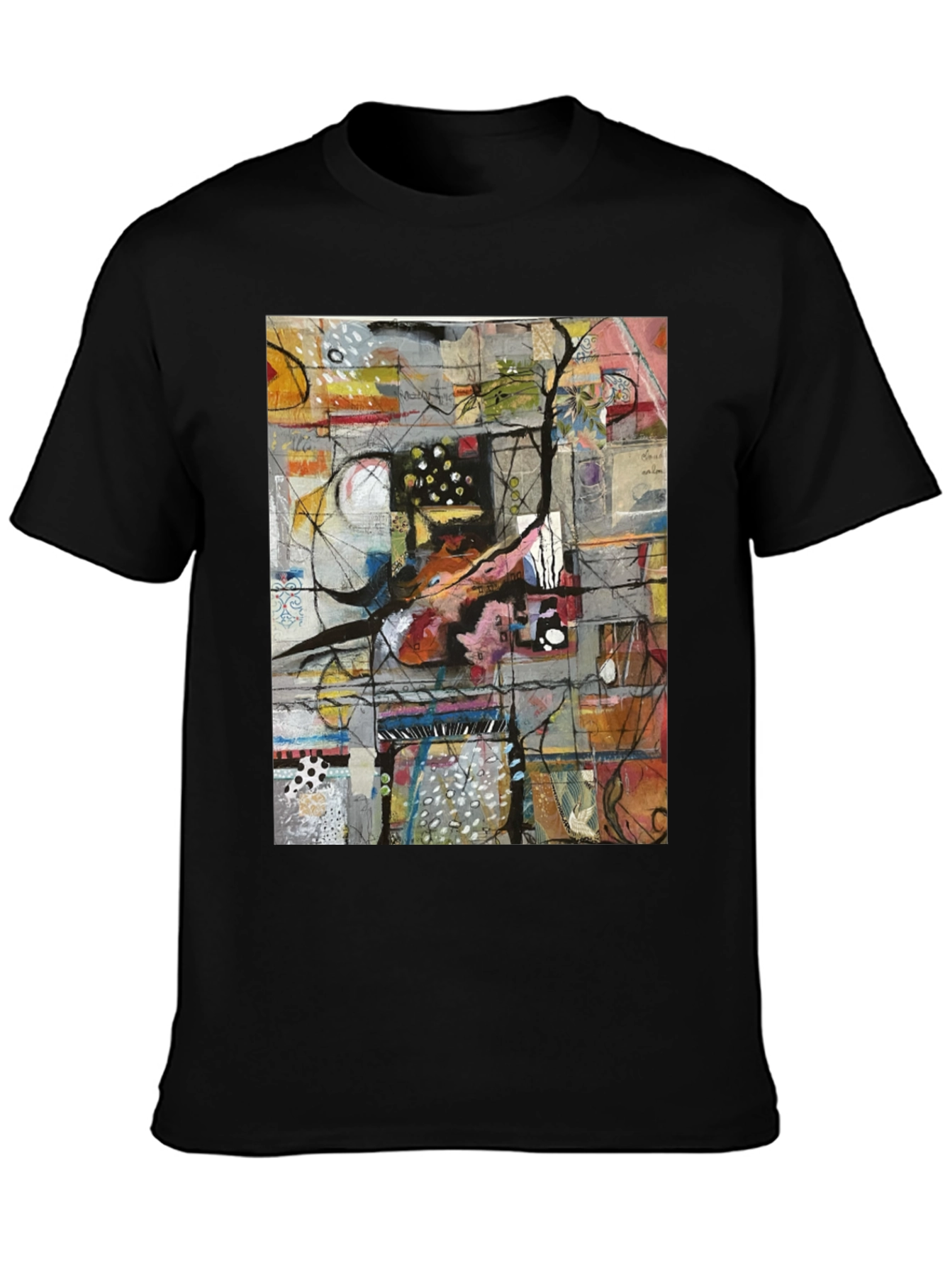 Abstract Art Print Tee - Stylish & Unique