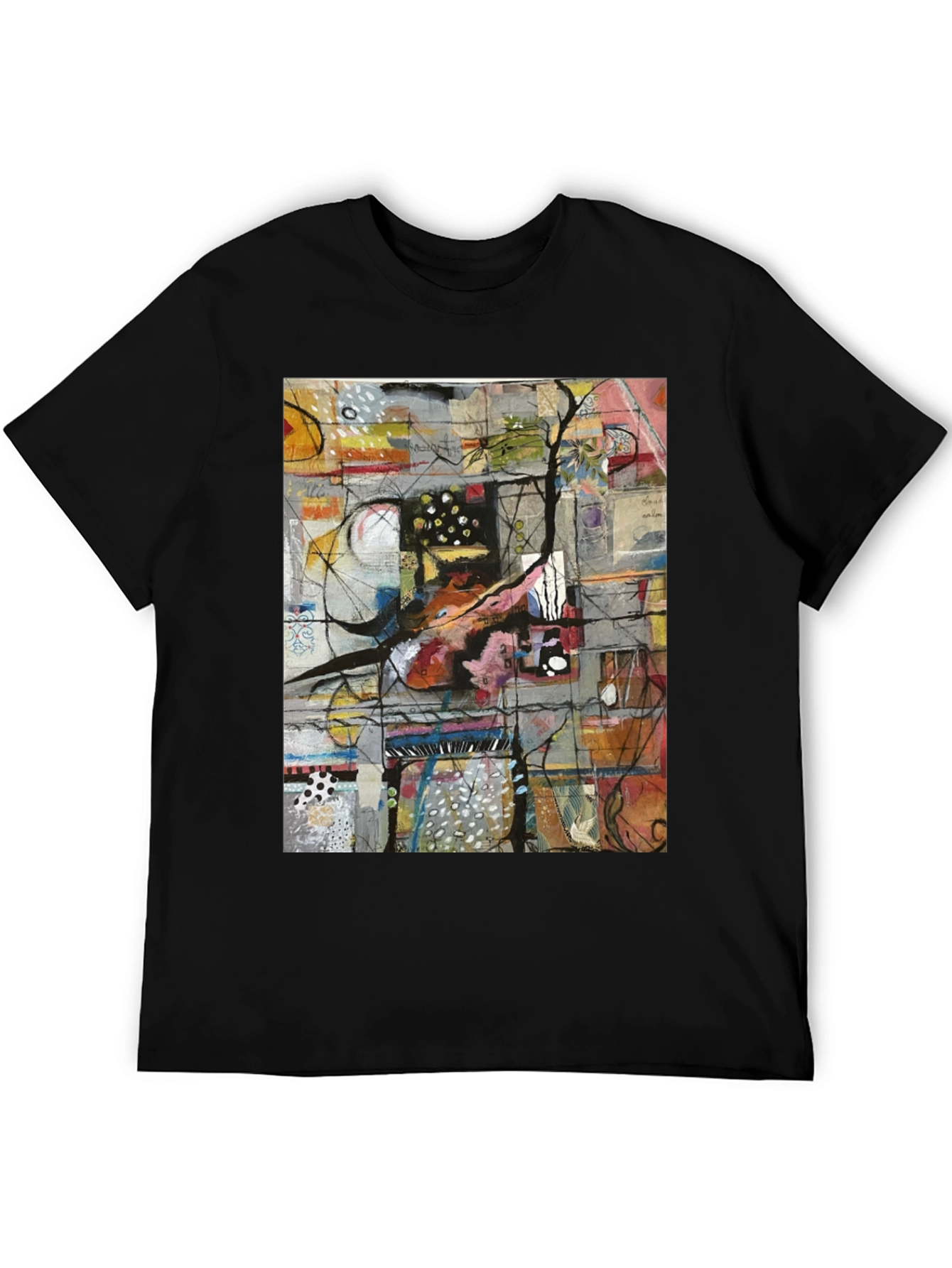 Abstract Art Print Tee - Stylish & Unique