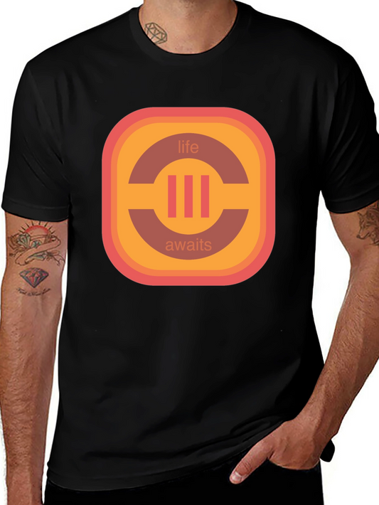 Retro Life Awaits Graphic Tee