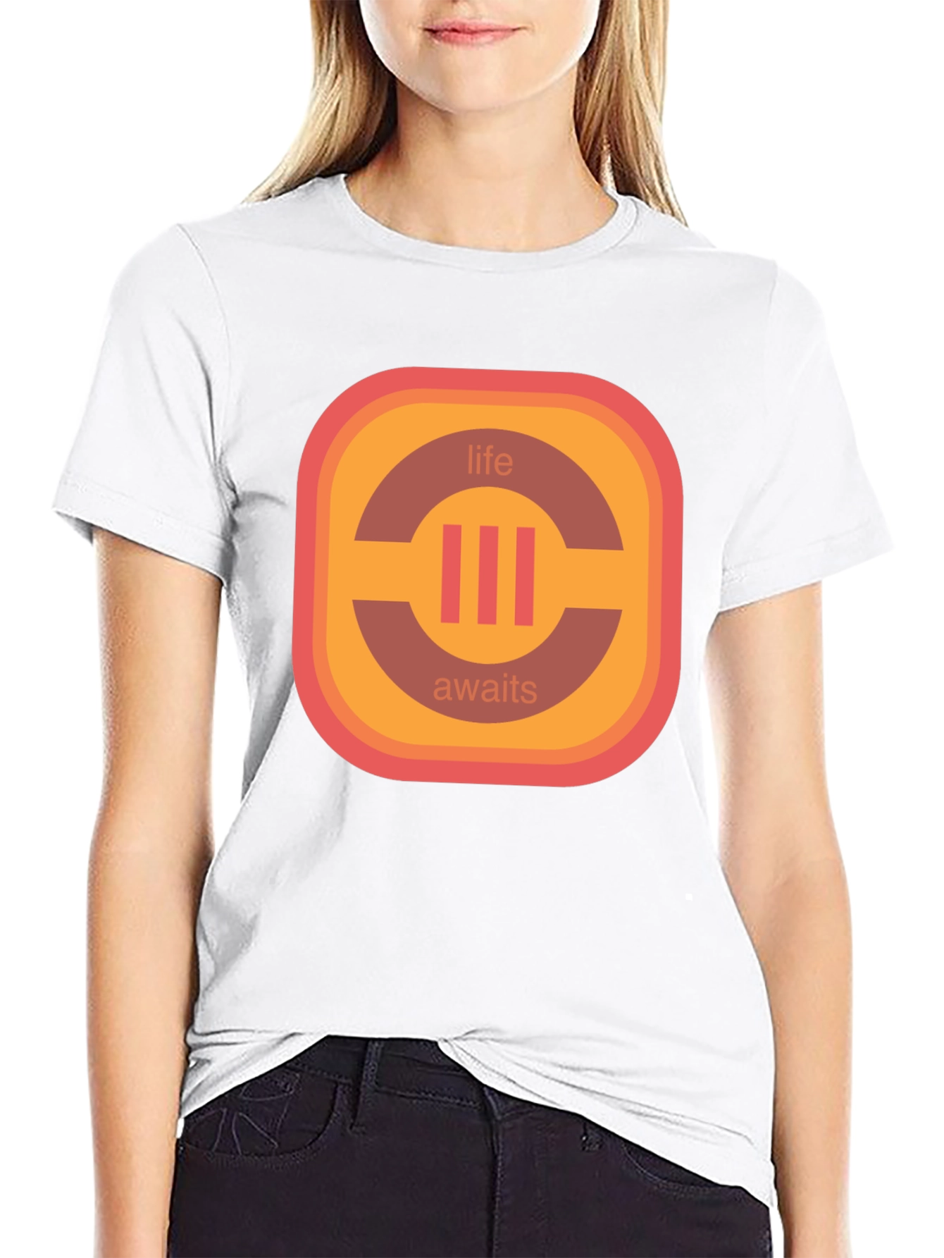 Retro Life Awaits Graphic Tee