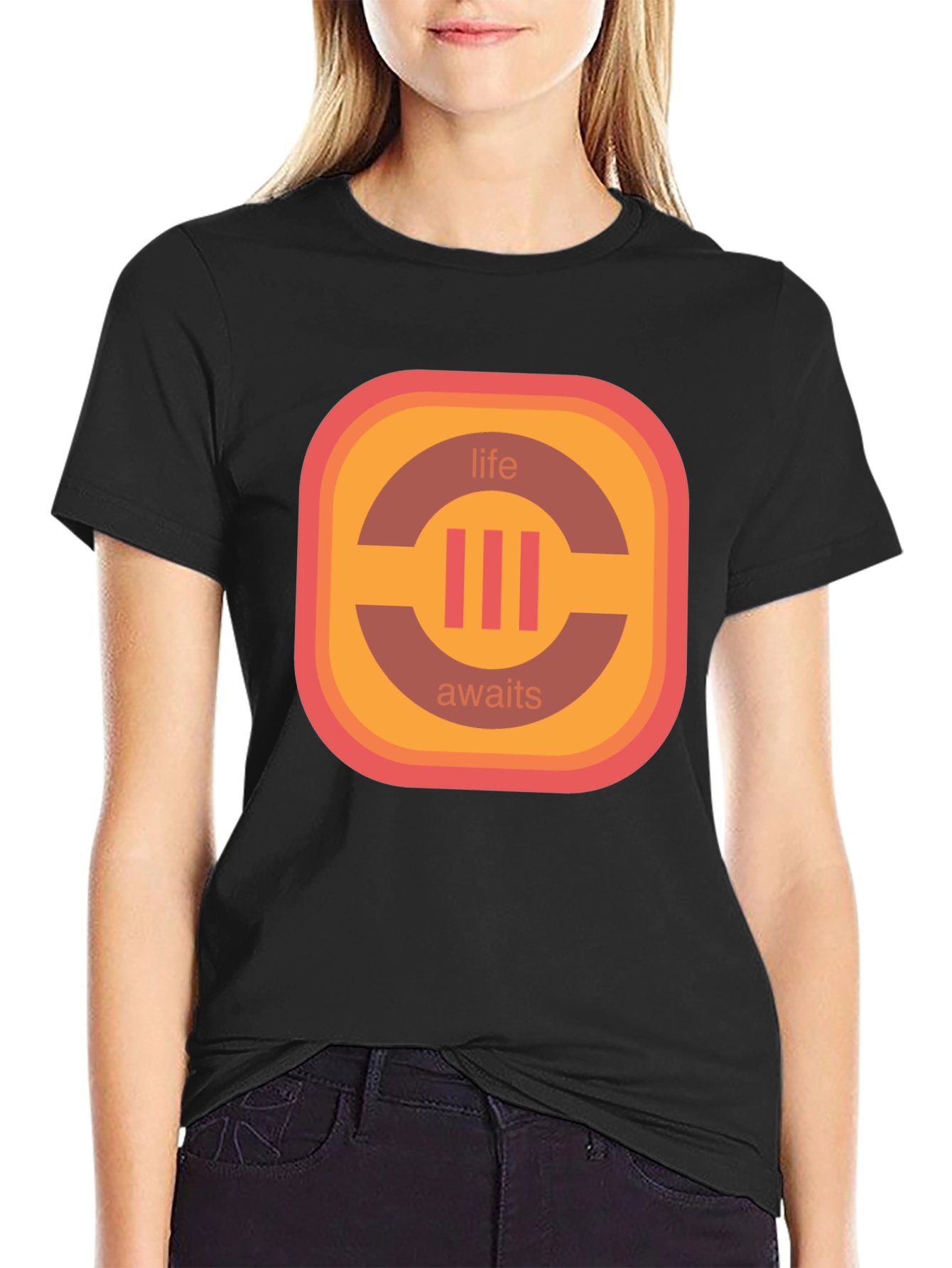 Retro Life Awaits Graphic Tee