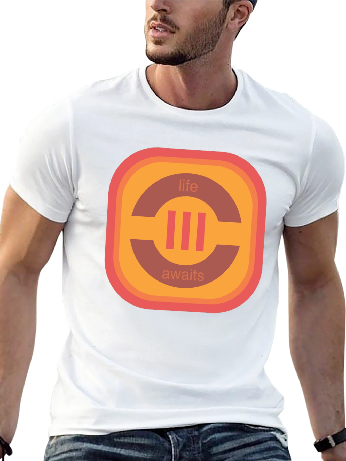 Retro Life Awaits Graphic Tee